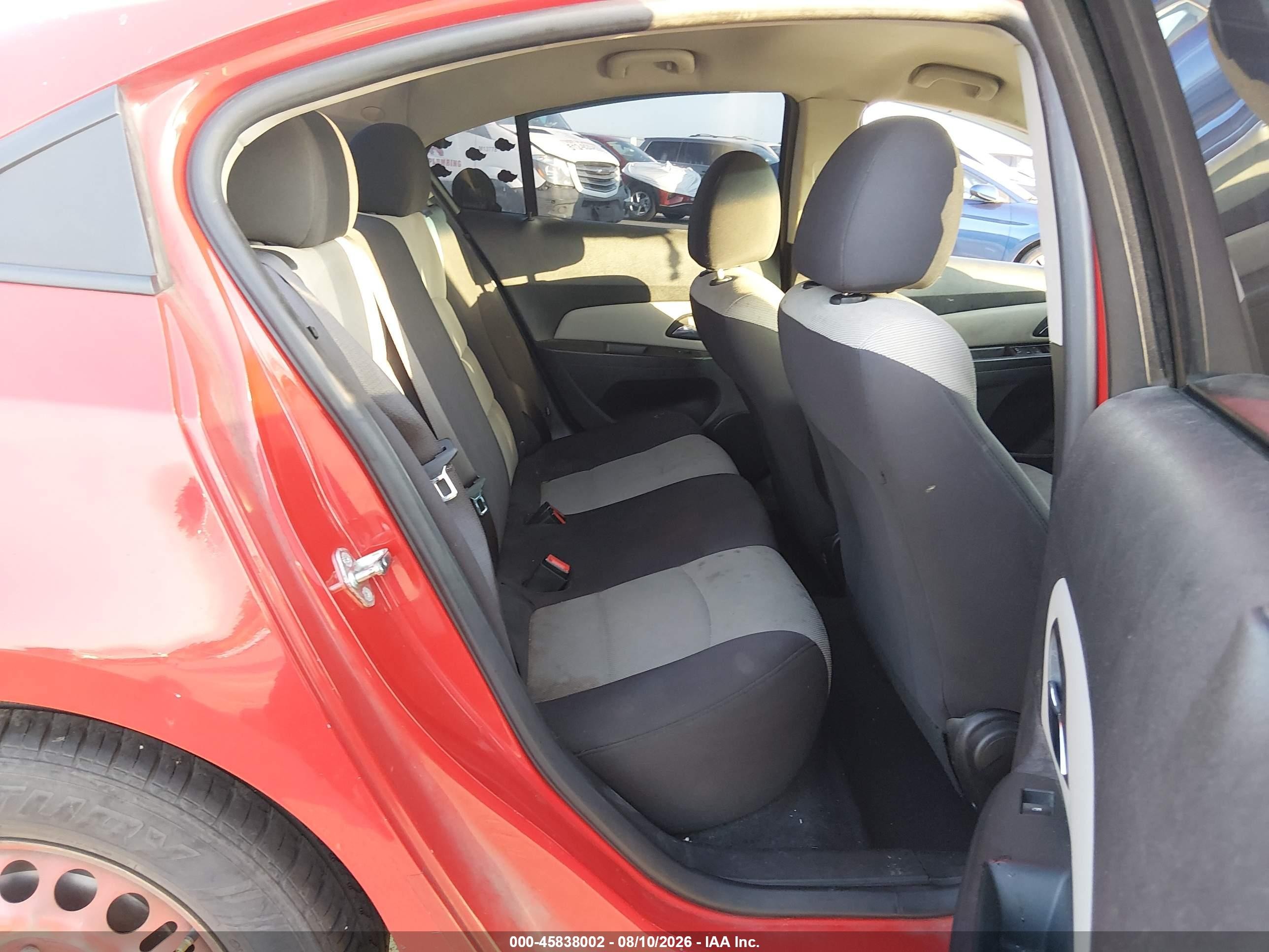 2015 Chevrolet Cruze Ls Auto Red vin: 1G1PA5SH9F7270302