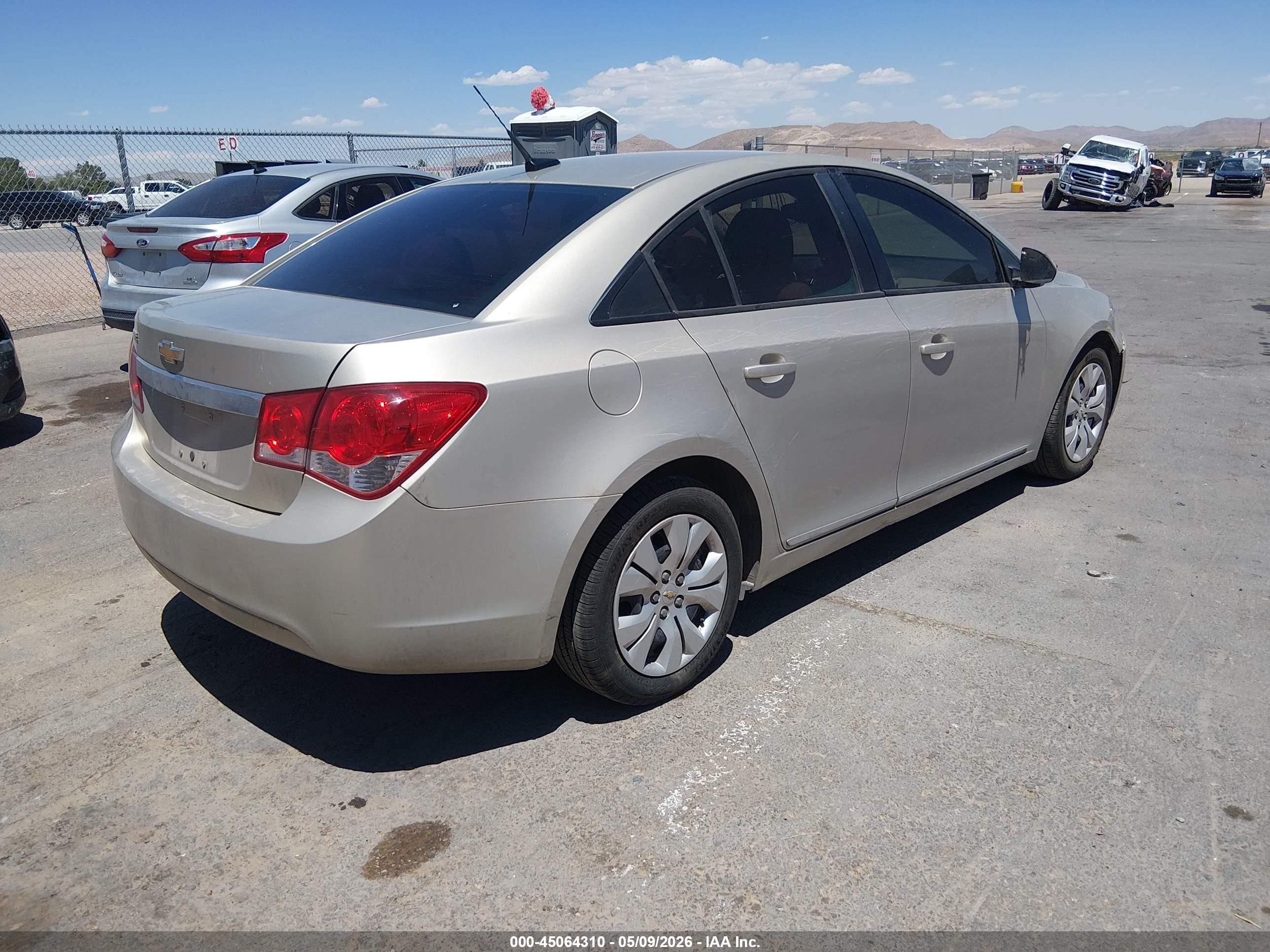 2013 Chevrolet Cruze Ls Auto Gold vin: 1G1PA5SHXD7146942