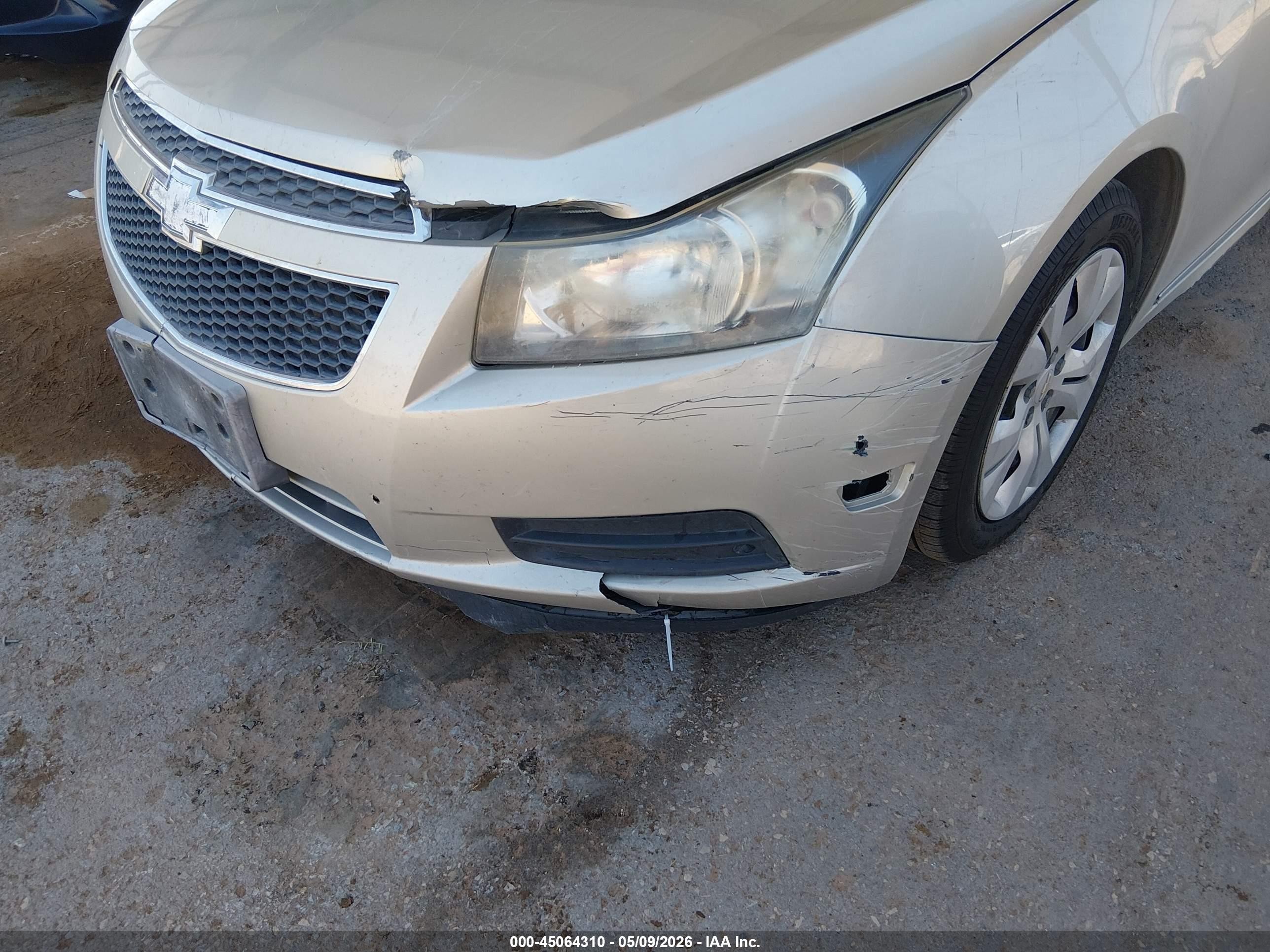 2013 Chevrolet Cruze Ls Auto Gold vin: 1G1PA5SHXD7146942