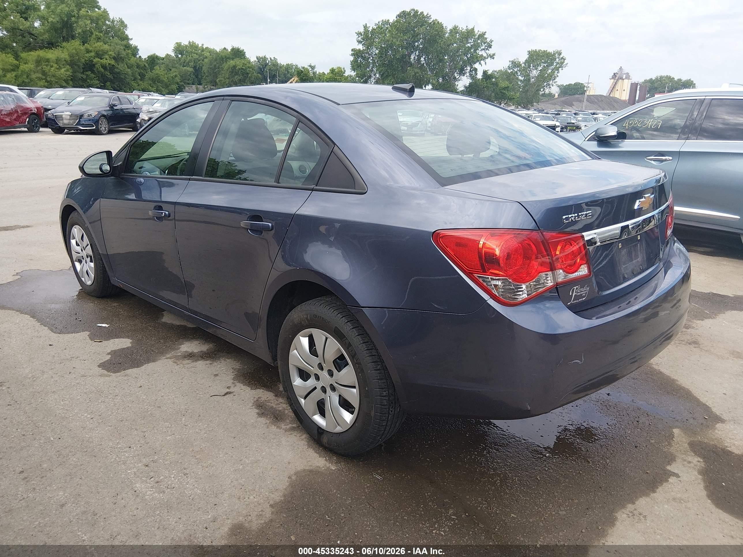 2013 Chevrolet Cruze Ls Auto Gray vin: 1G1PA5SHXD7207660