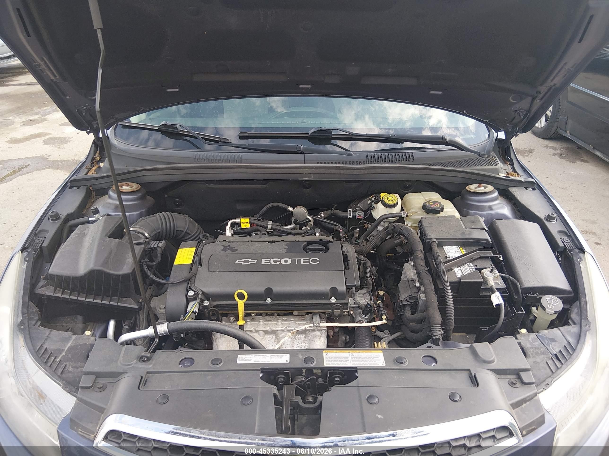 2013 Chevrolet Cruze Ls Auto Gray vin: 1G1PA5SHXD7207660