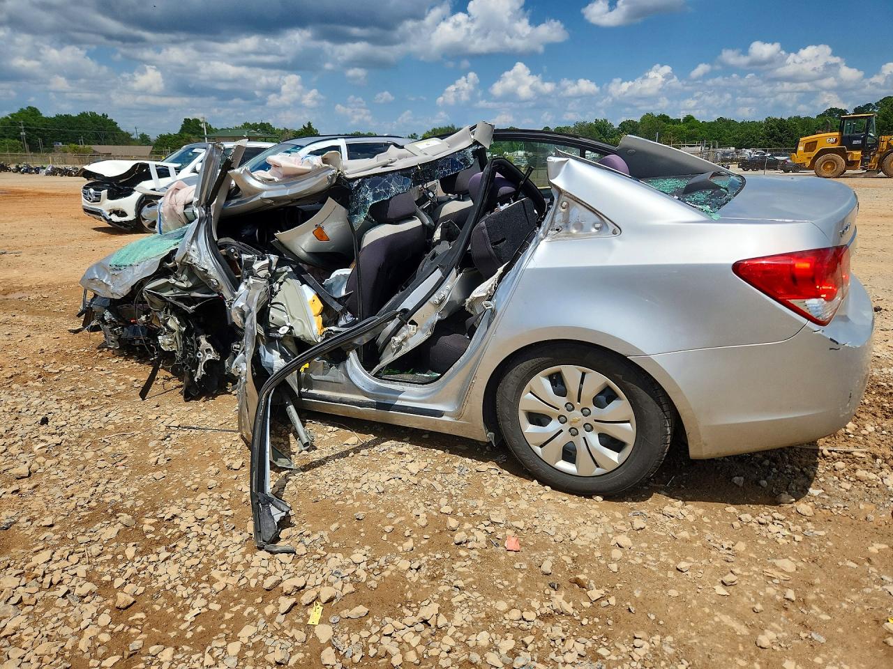 2013 Chevrolet Cruze Ls Silver vin: 1G1PA5SHXD7274145