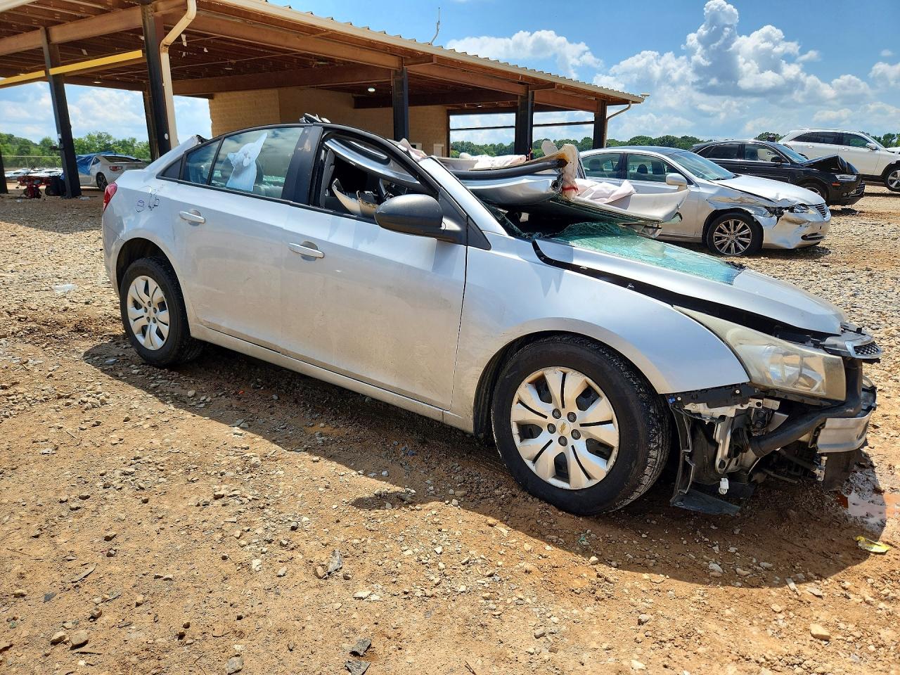 2013 Chevrolet Cruze Ls Silver vin: 1G1PA5SHXD7274145