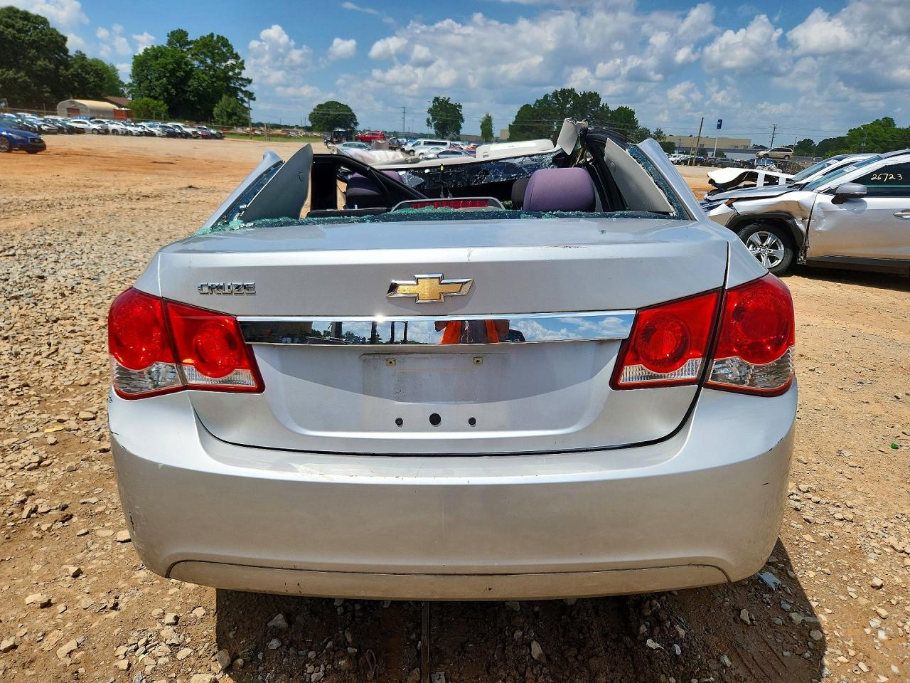 2013 Chevrolet Cruze Ls Silver vin: 1G1PA5SHXD7274145