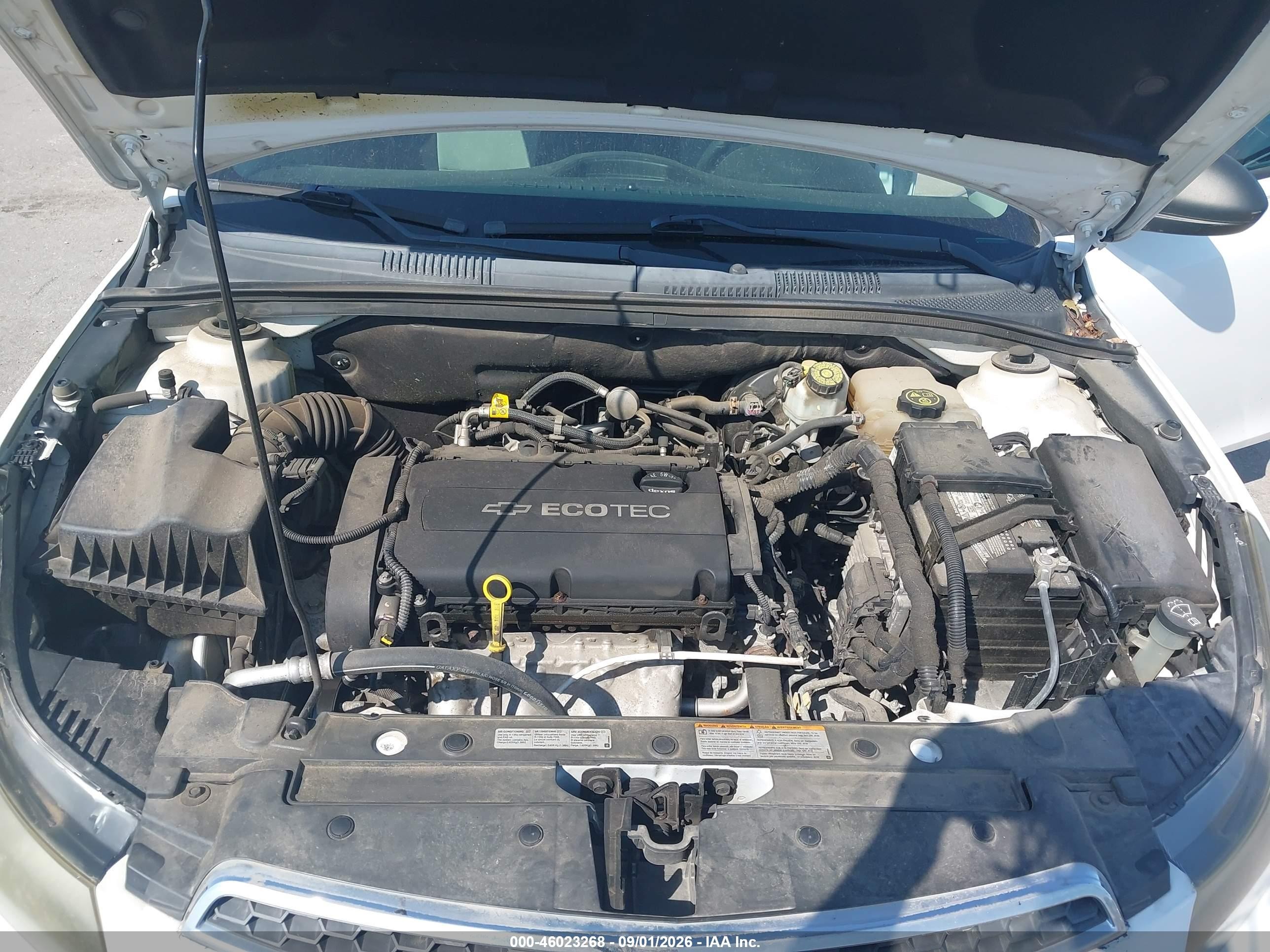 2014 Chevrolet Cruze Ls Auto Белый vin: 1G1PA5SHXE7103073
