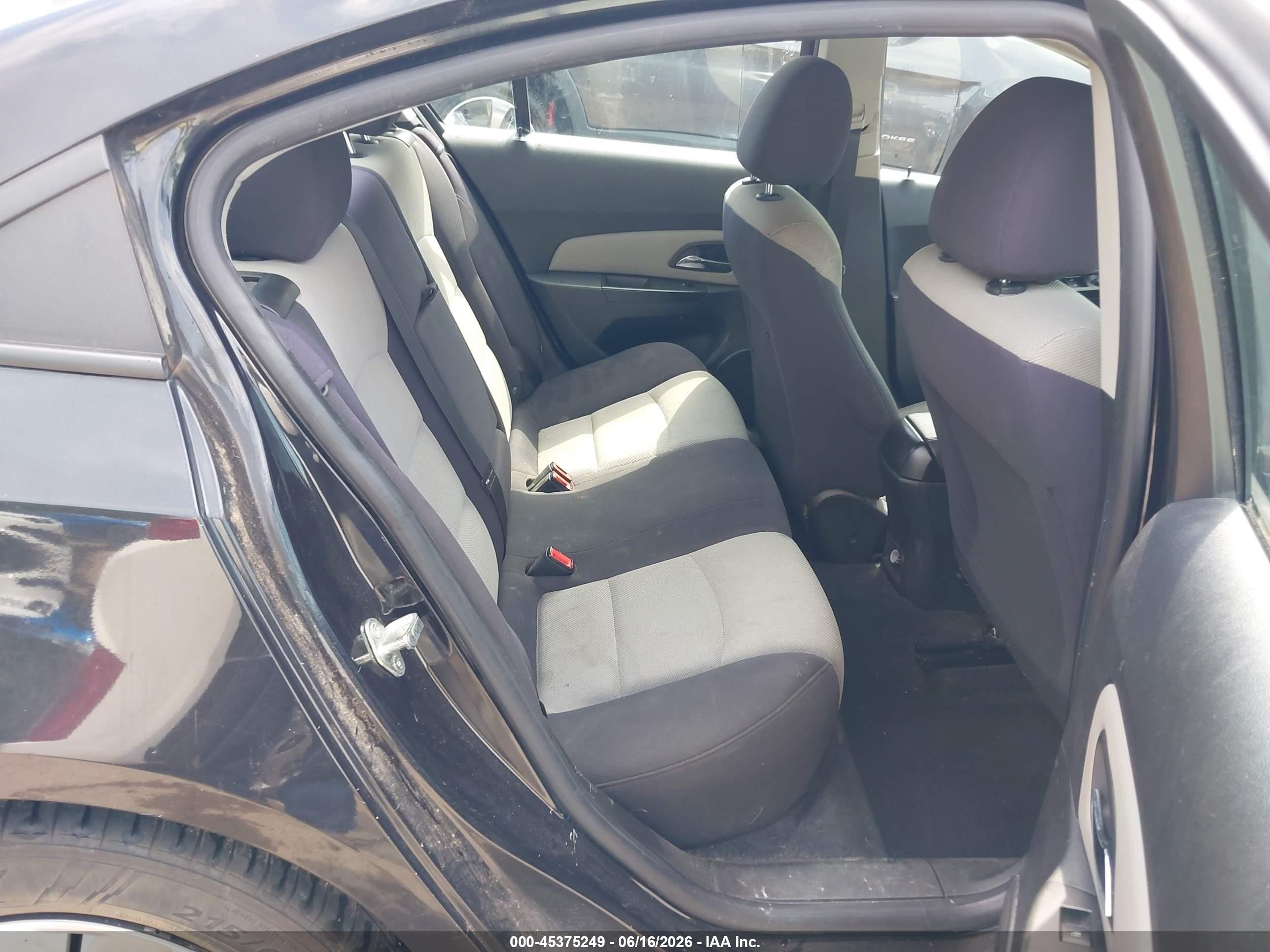 2014 Chevrolet Cruze Ls Auto Black vin: 1G1PA5SHXE7130967