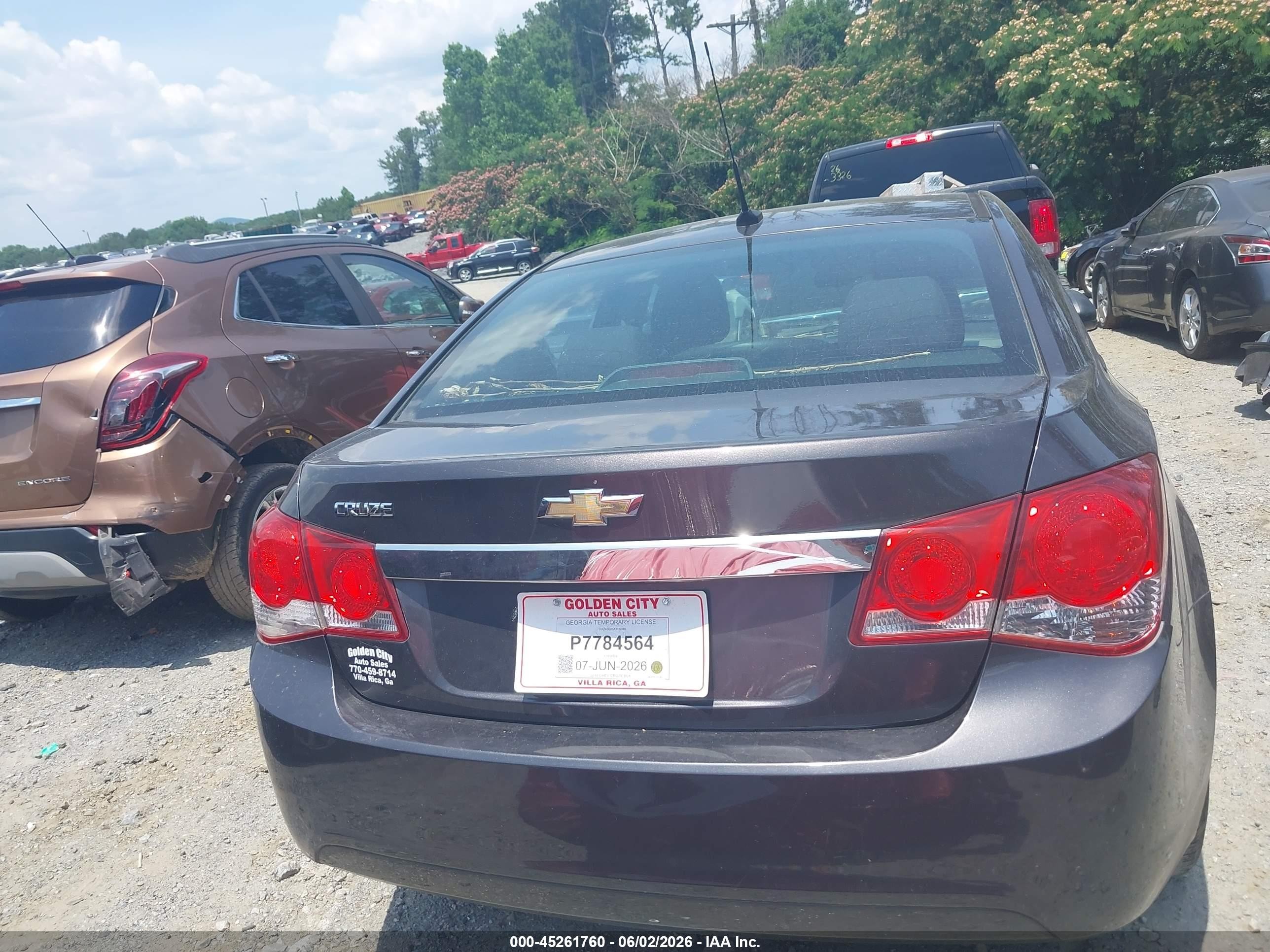 2014 Chevrolet Cruze Ls Auto Gray vin: 1G1PA5SHXE7182289