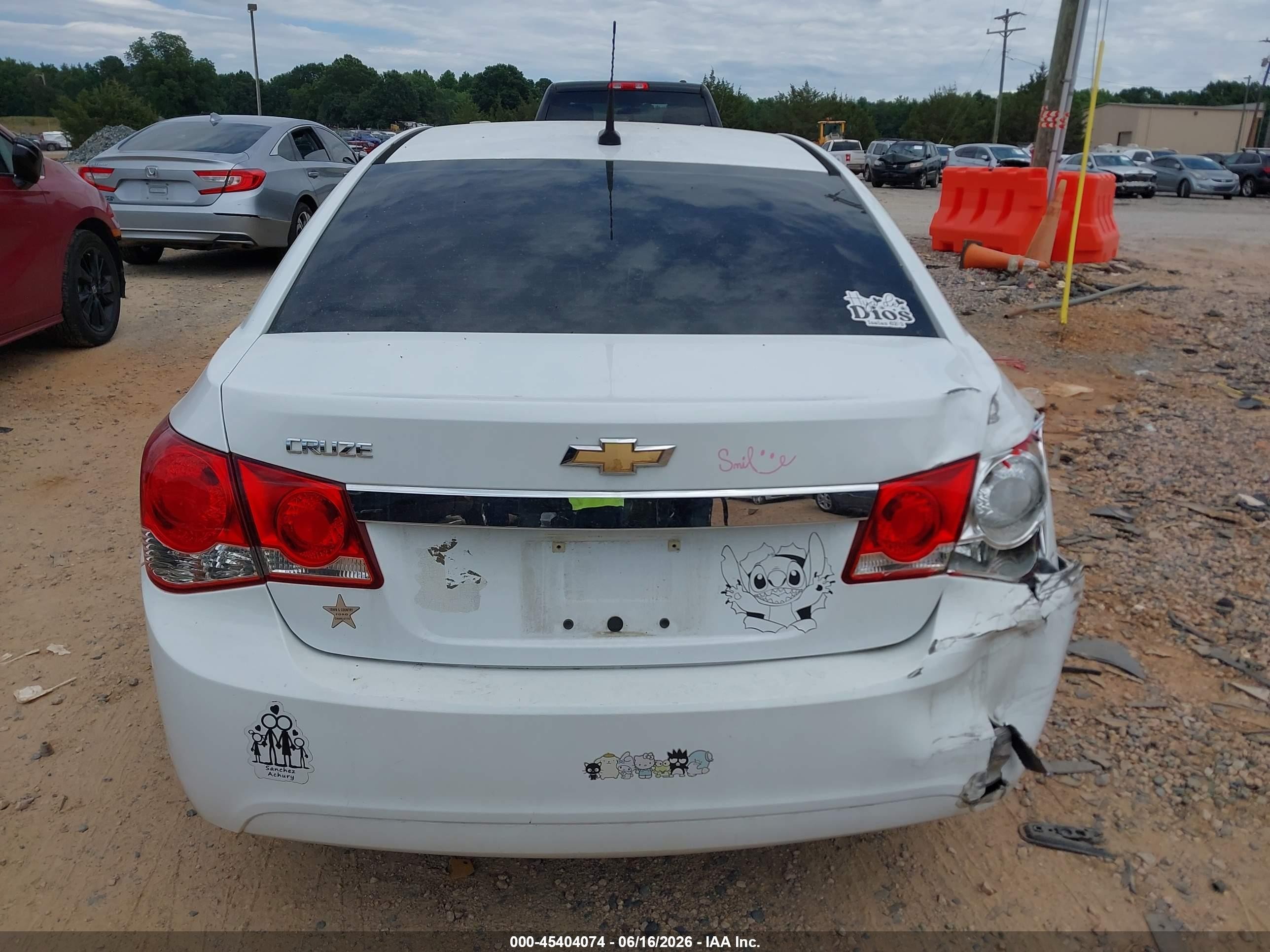 2014 Chevrolet Cruze Ls Auto White vin: 1G1PA5SHXE7226405