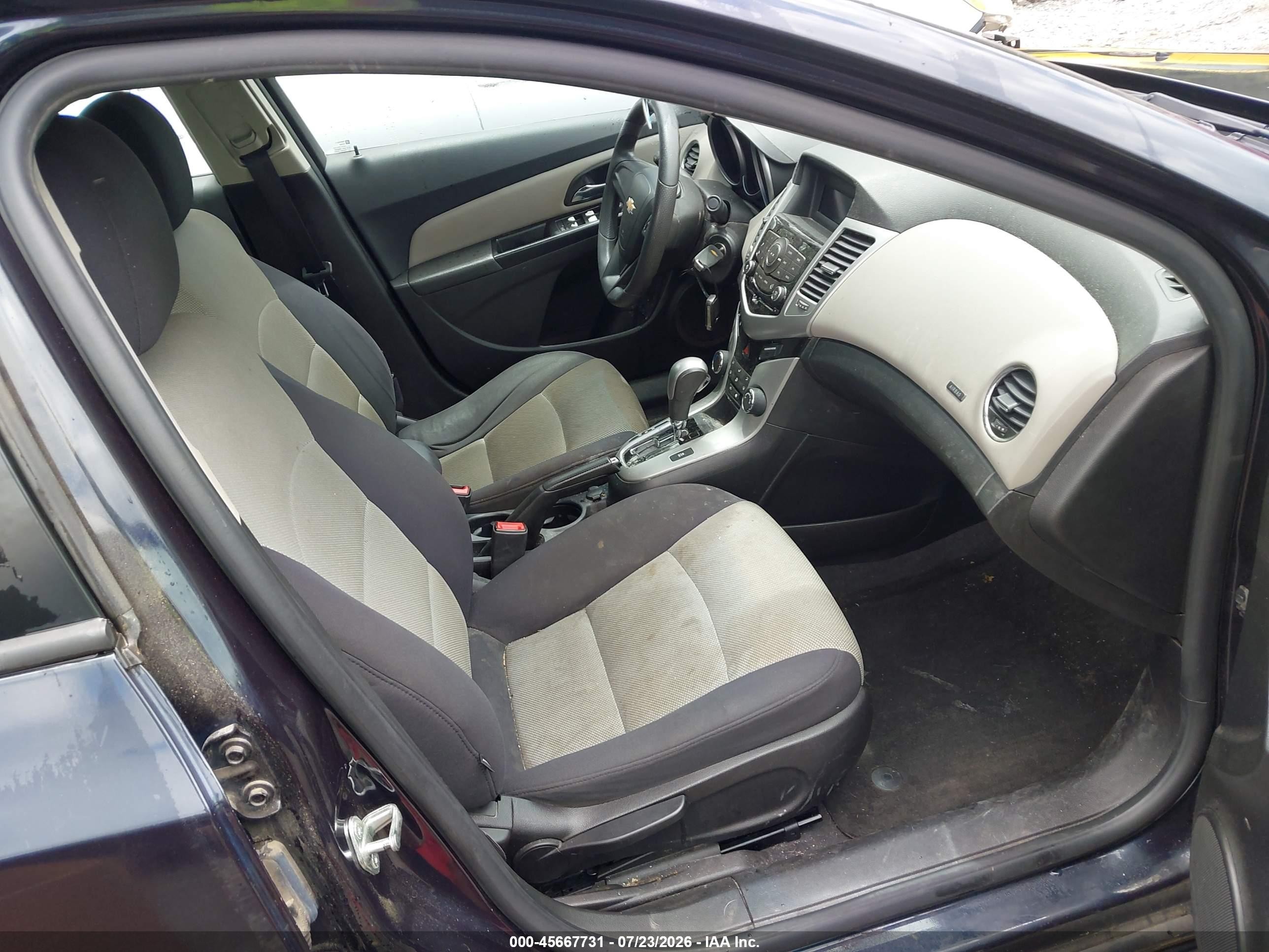 2014 Chevrolet Cruze Ls Auto Black vin: 1G1PA5SHXE7229109