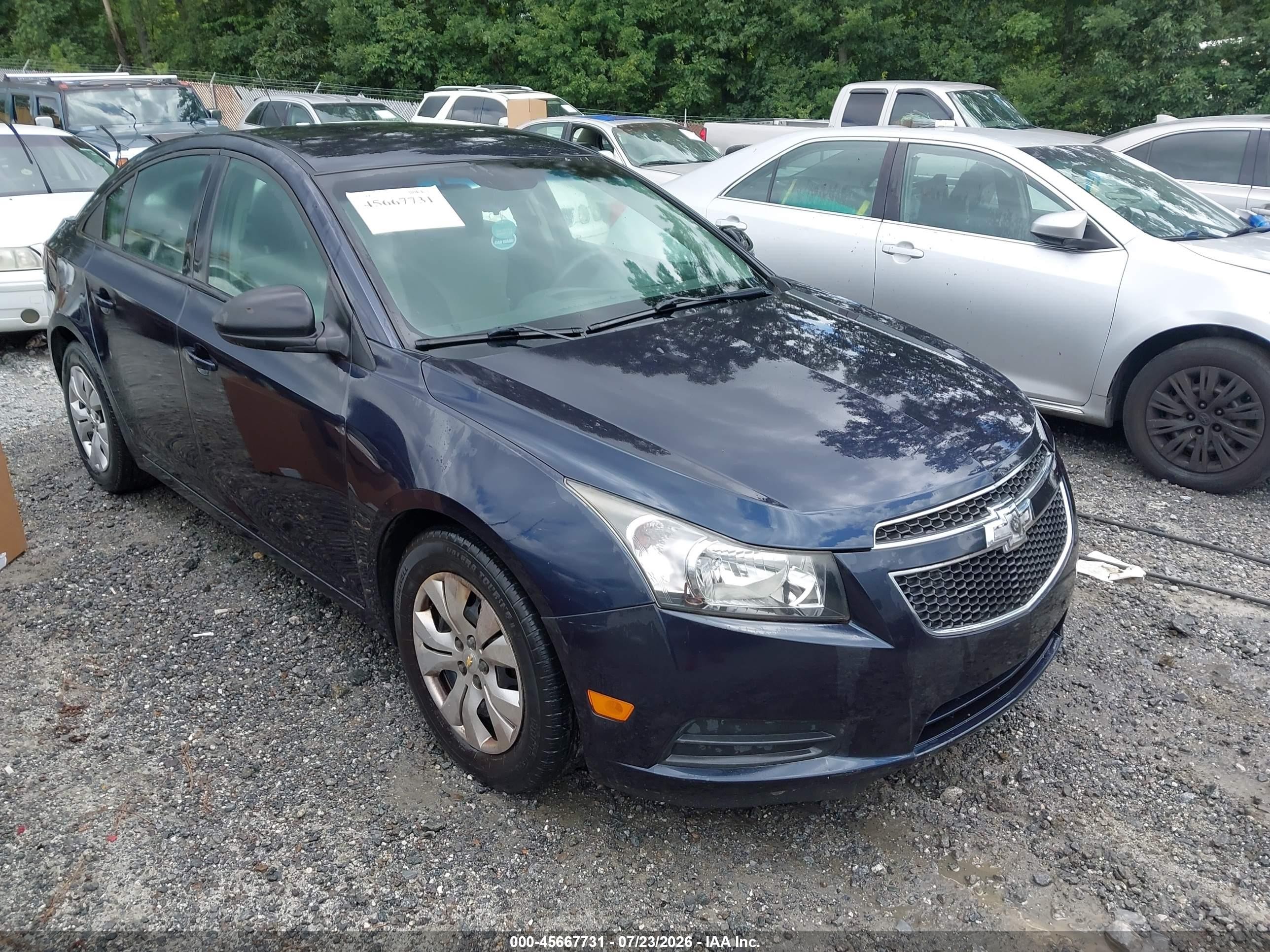 2014 Chevrolet Cruze Ls Auto Black vin: 1G1PA5SHXE7229109