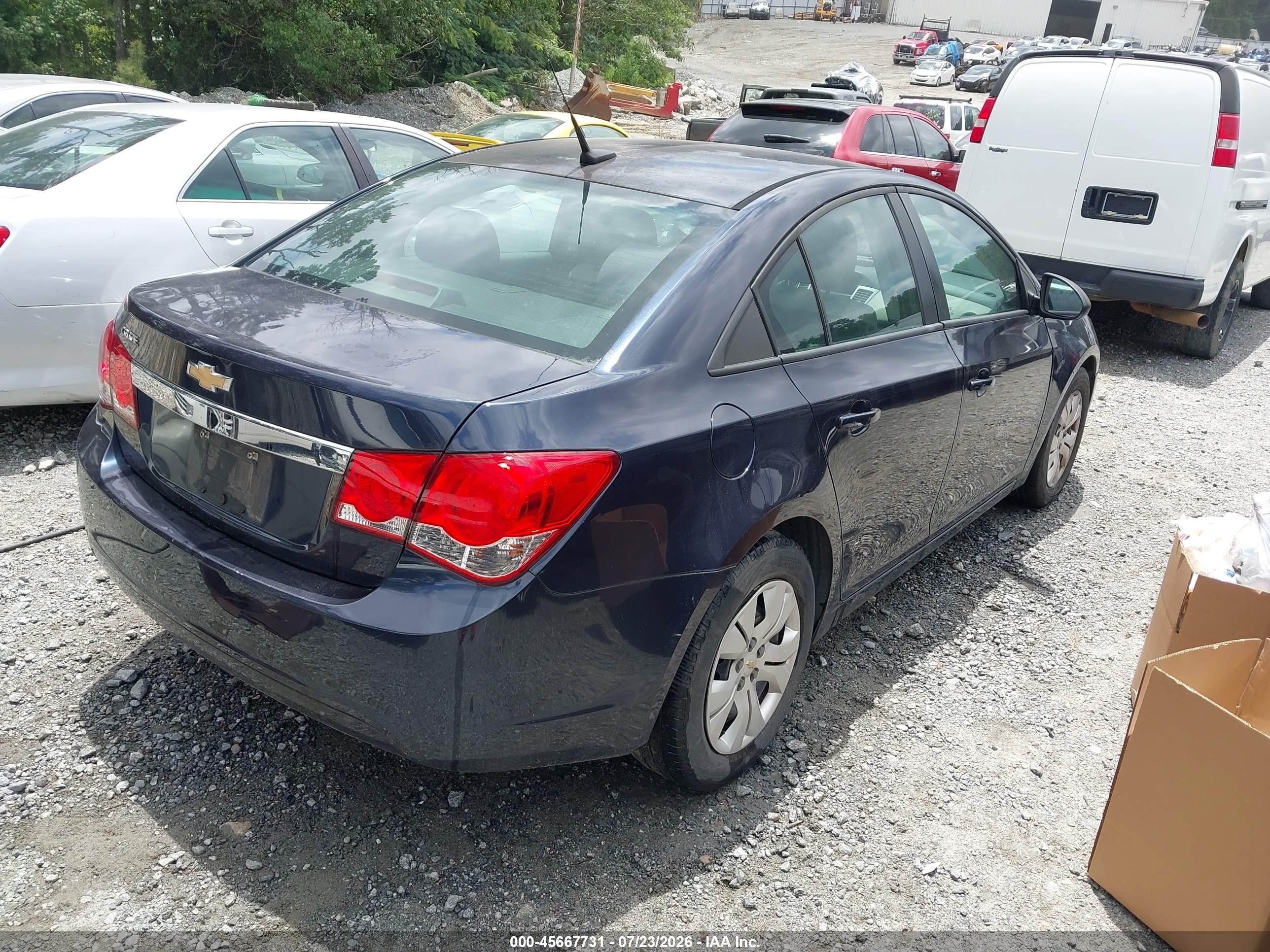2014 Chevrolet Cruze Ls Auto Black vin: 1G1PA5SHXE7229109