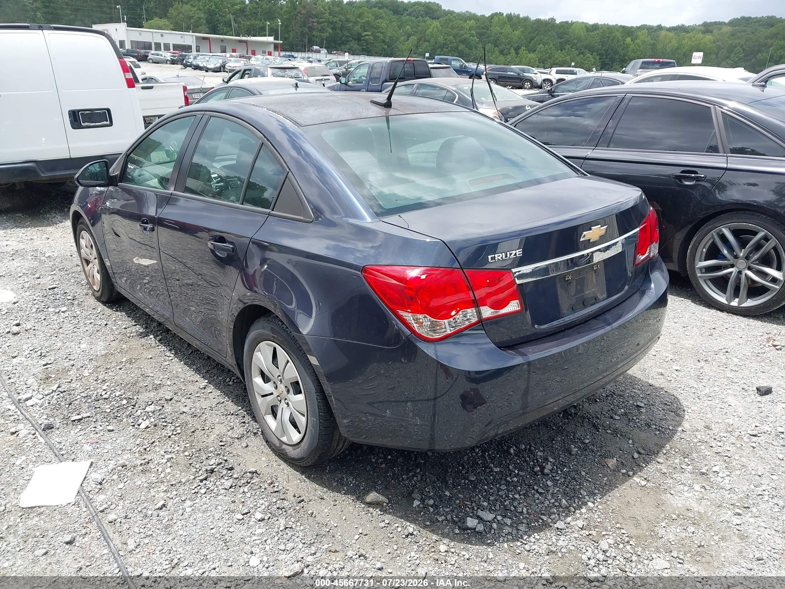 2014 Chevrolet Cruze Ls Auto Black vin: 1G1PA5SHXE7229109
