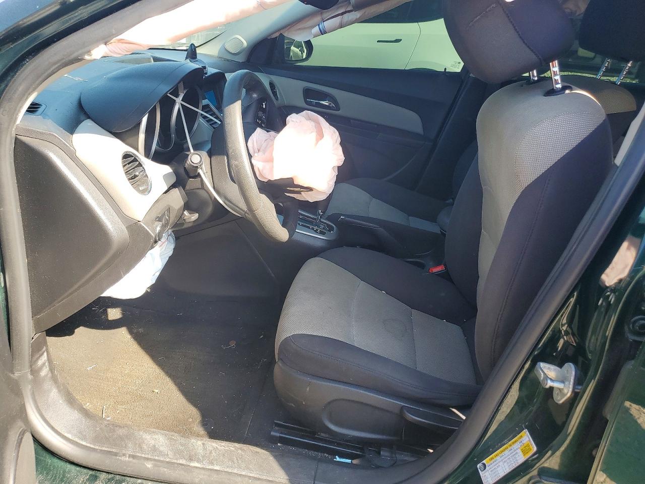 2014 Chevrolet Cruze Ls Зеленый vin: 1G1PA5SHXE7237131