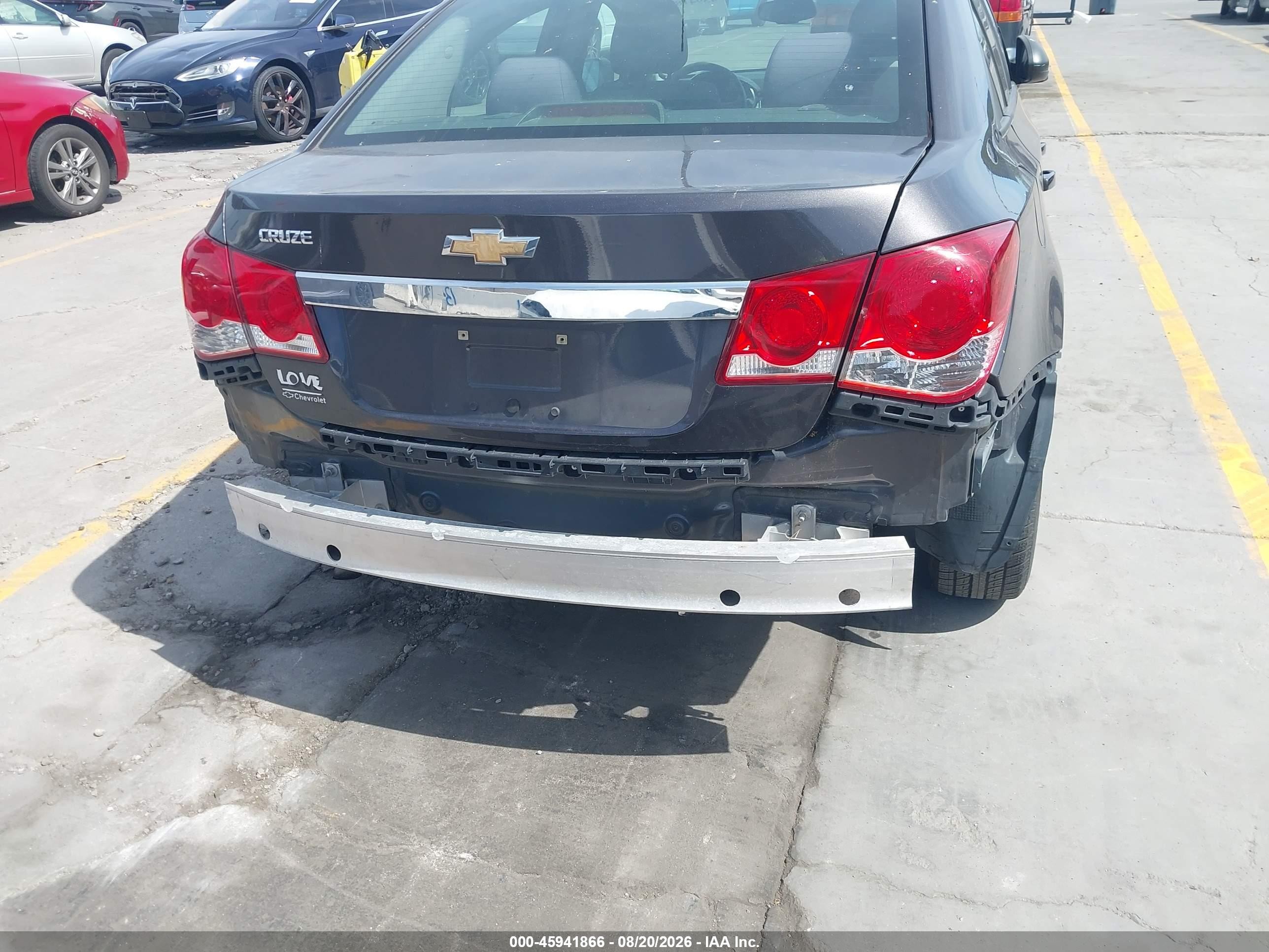 2014 Chevrolet Cruze Ls Auto Gray vin: 1G1PA5SHXE7250767