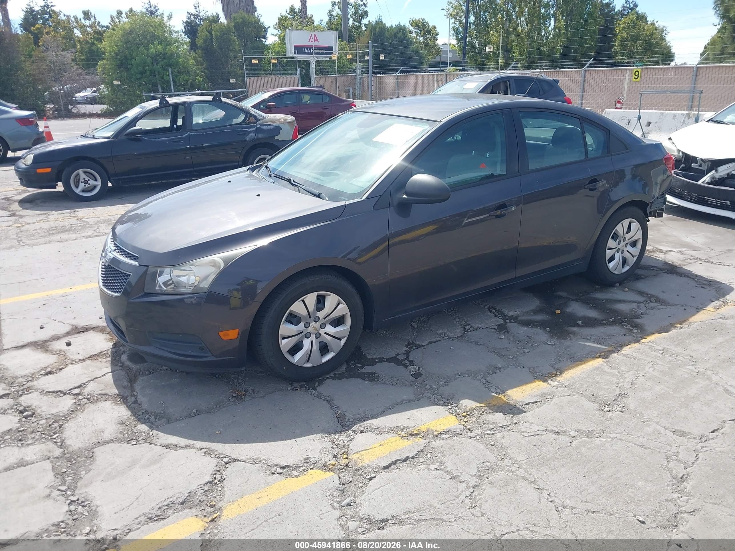 2014 Chevrolet Cruze Ls Auto Gray vin: 1G1PA5SHXE7250767