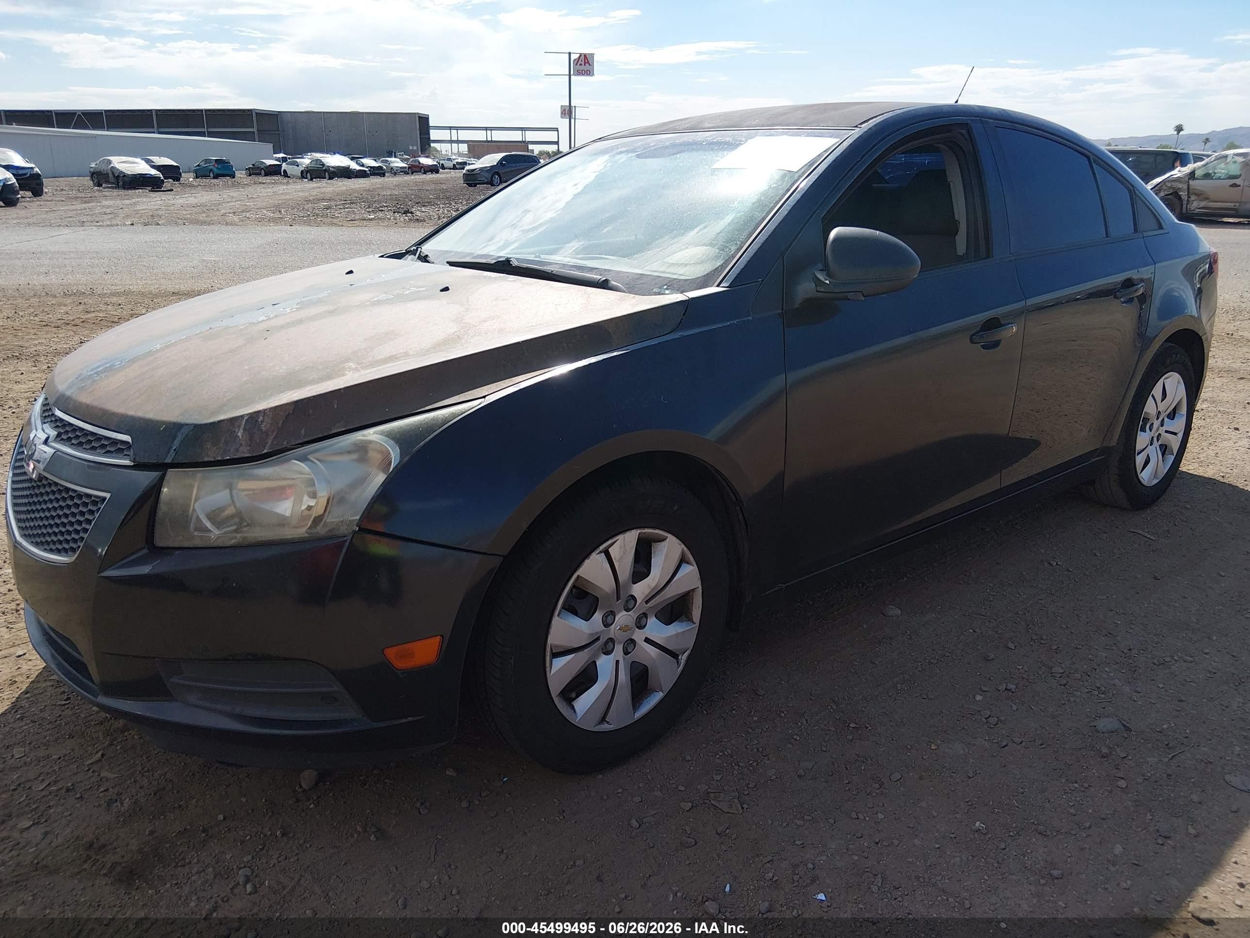 2014 Chevrolet Cruze Ls Auto Dark Blue vin: 1G1PA5SHXE7471866