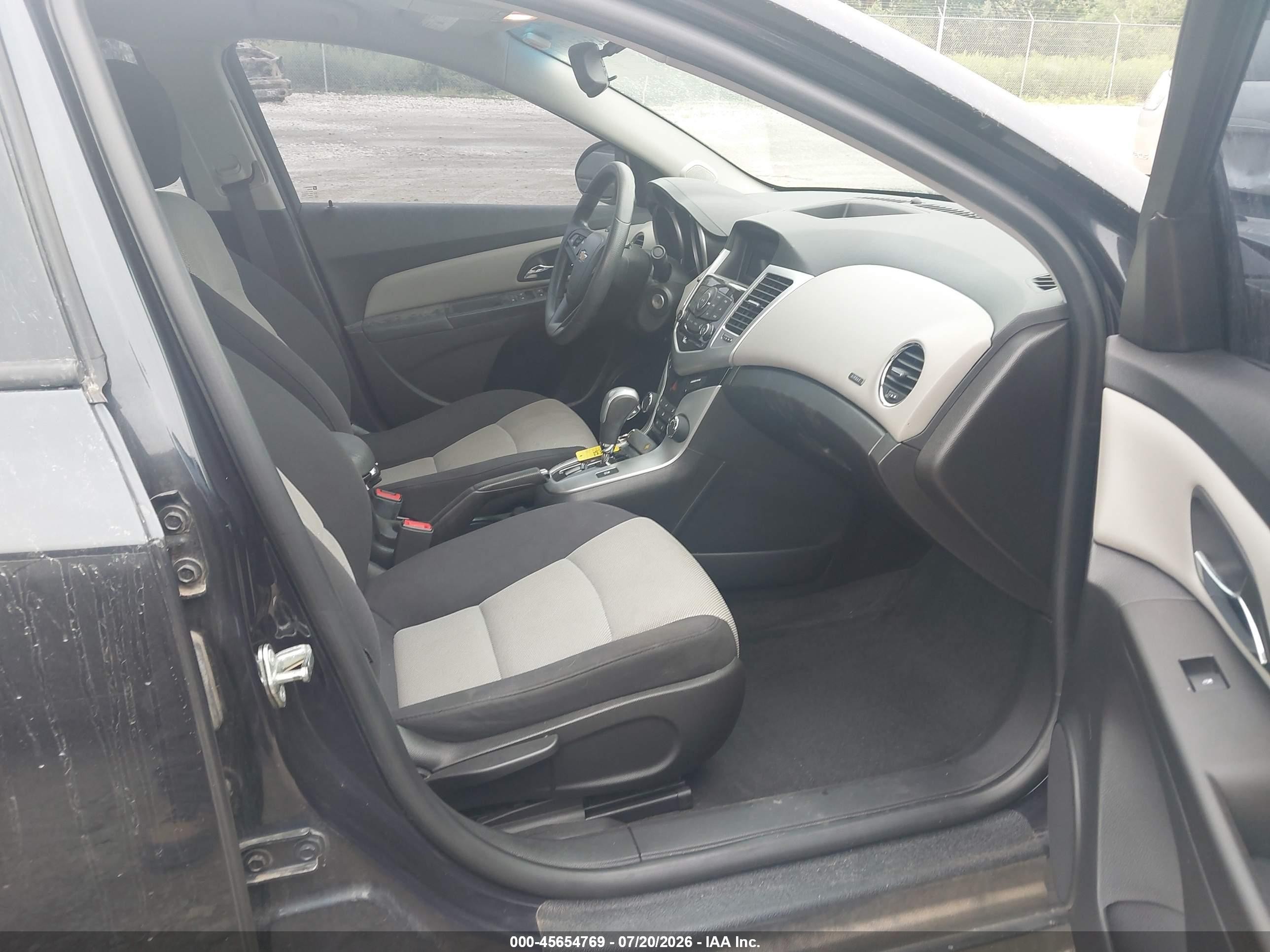 2014 Chevrolet Cruze Ls Auto Black vin: 1G1PA5SHXE7483872