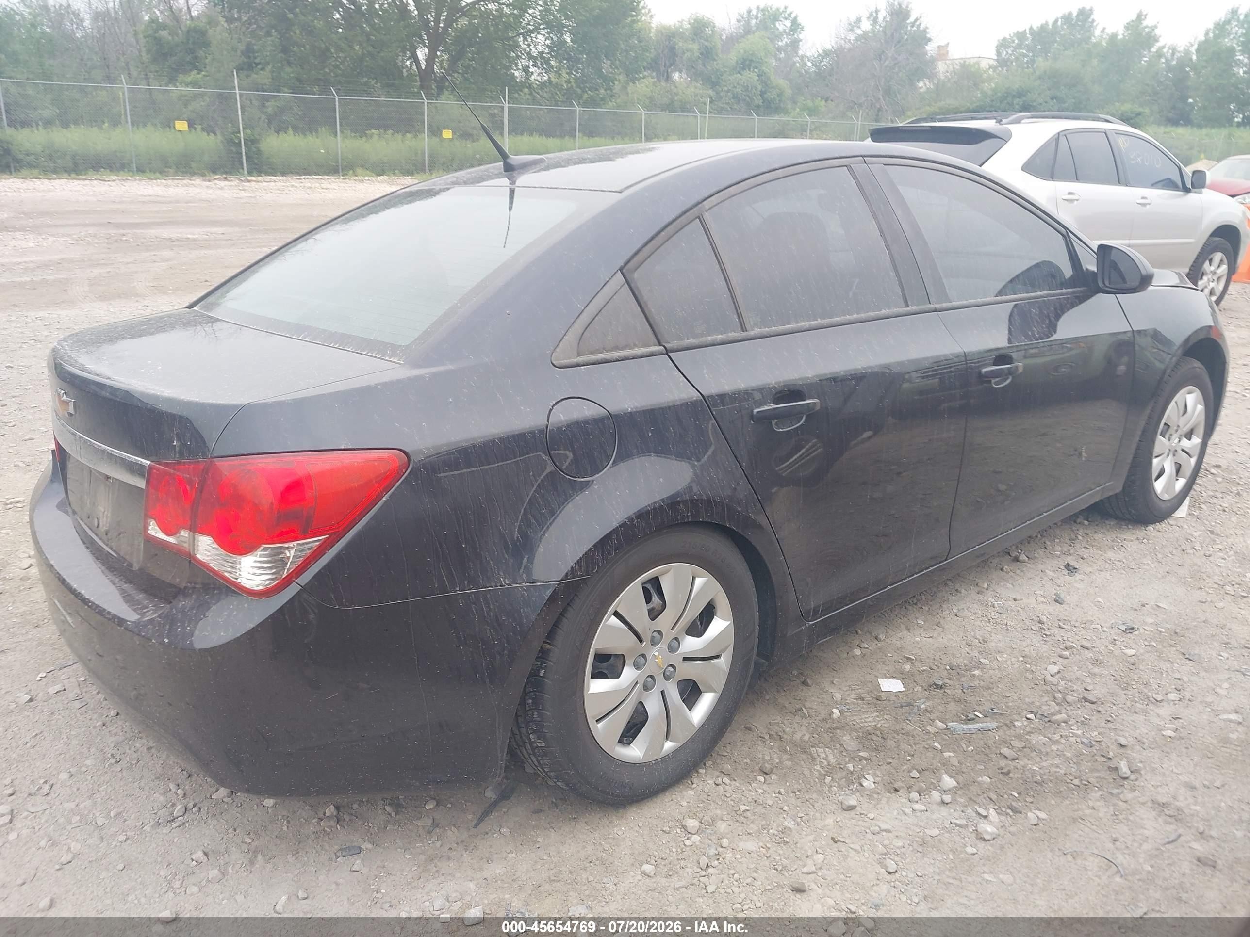 2014 Chevrolet Cruze Ls Auto Black vin: 1G1PA5SHXE7483872