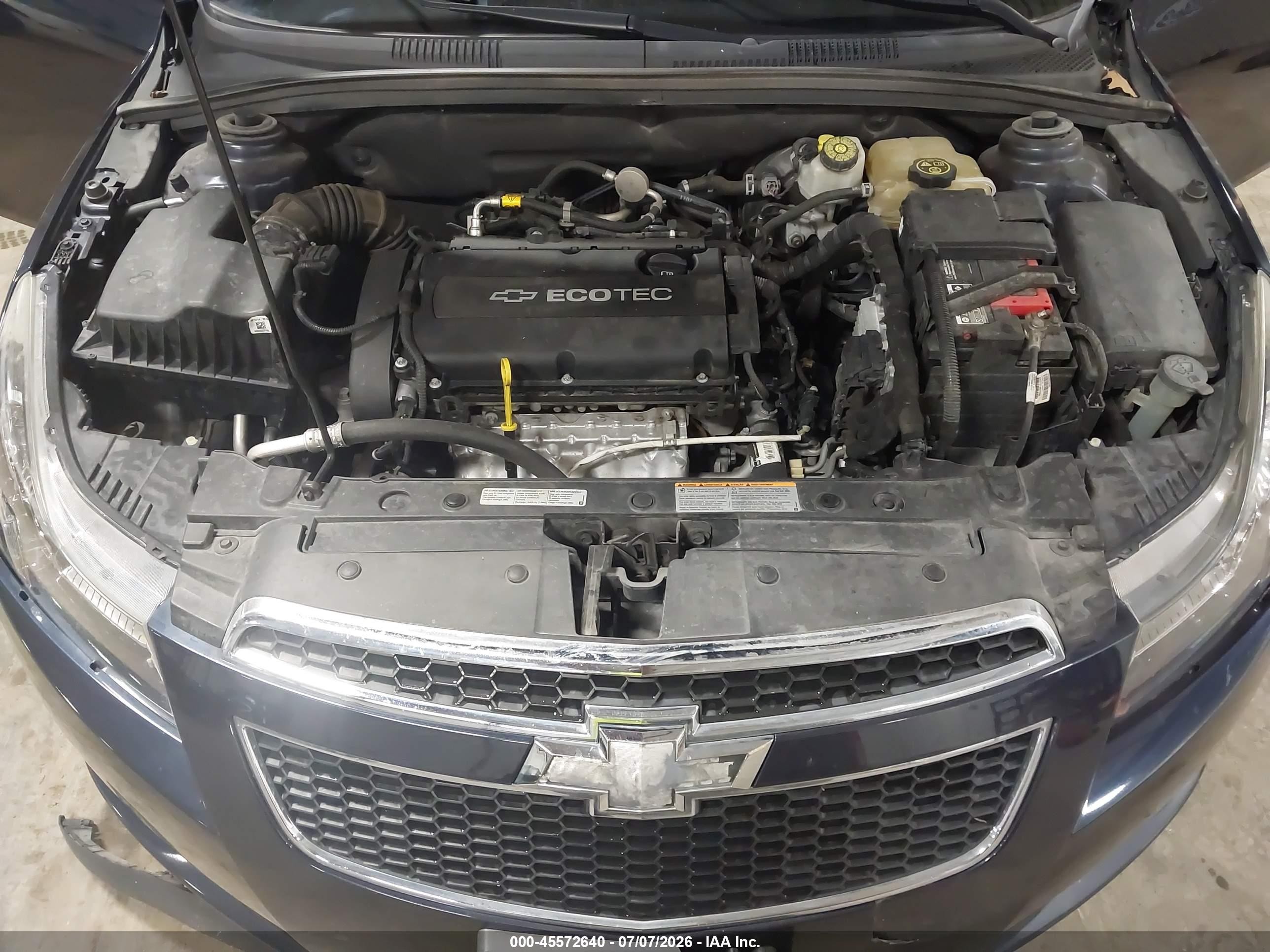 2014 Chevrolet Cruze Ls Auto Blue vin: 1G1PA5SHXE7484990
