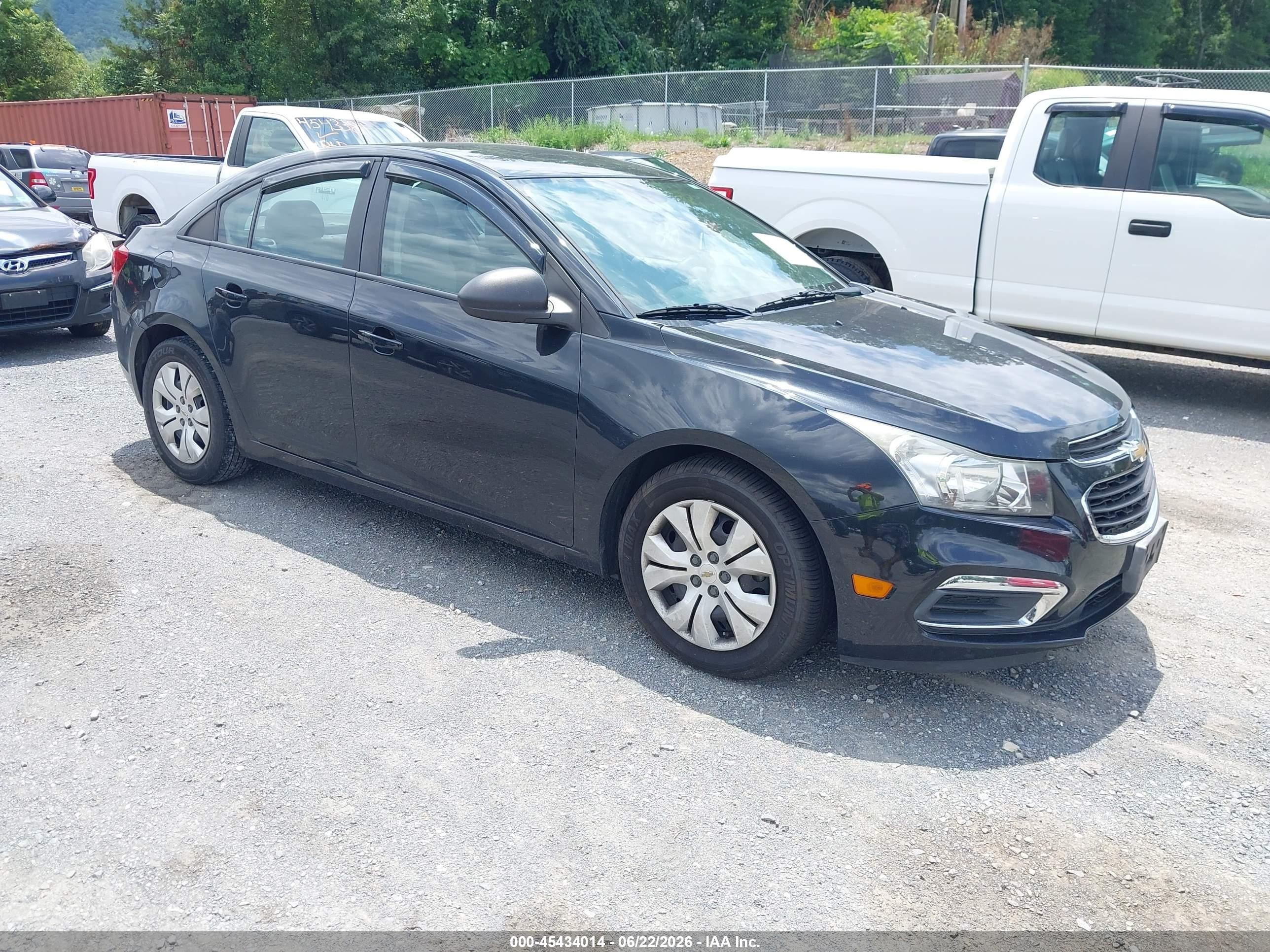 2015 Chevrolet Cruze Ls Auto Серый vin: 1G1PA5SHXF7119680