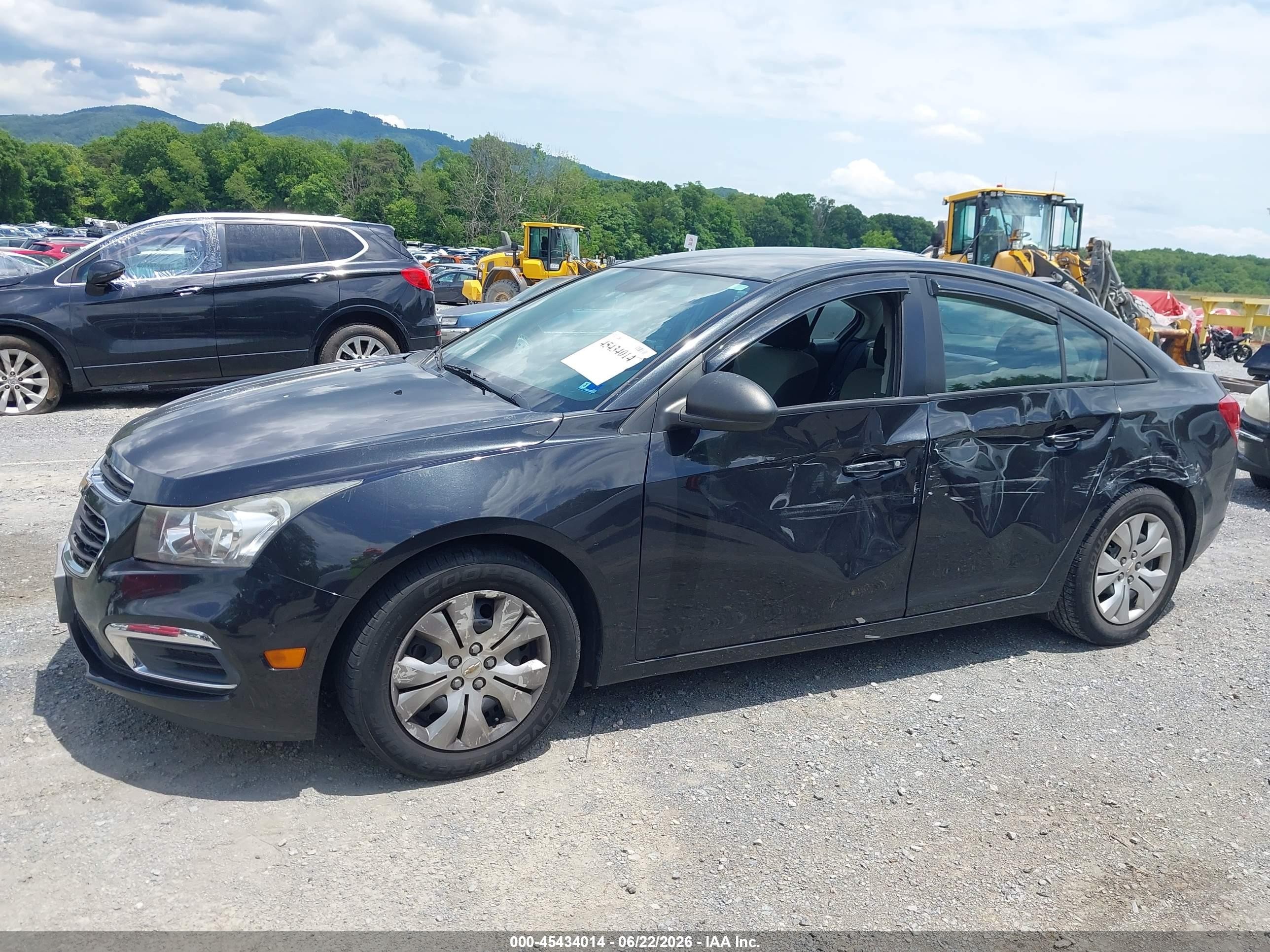 2015 Chevrolet Cruze Ls Auto Серый vin: 1G1PA5SHXF7119680