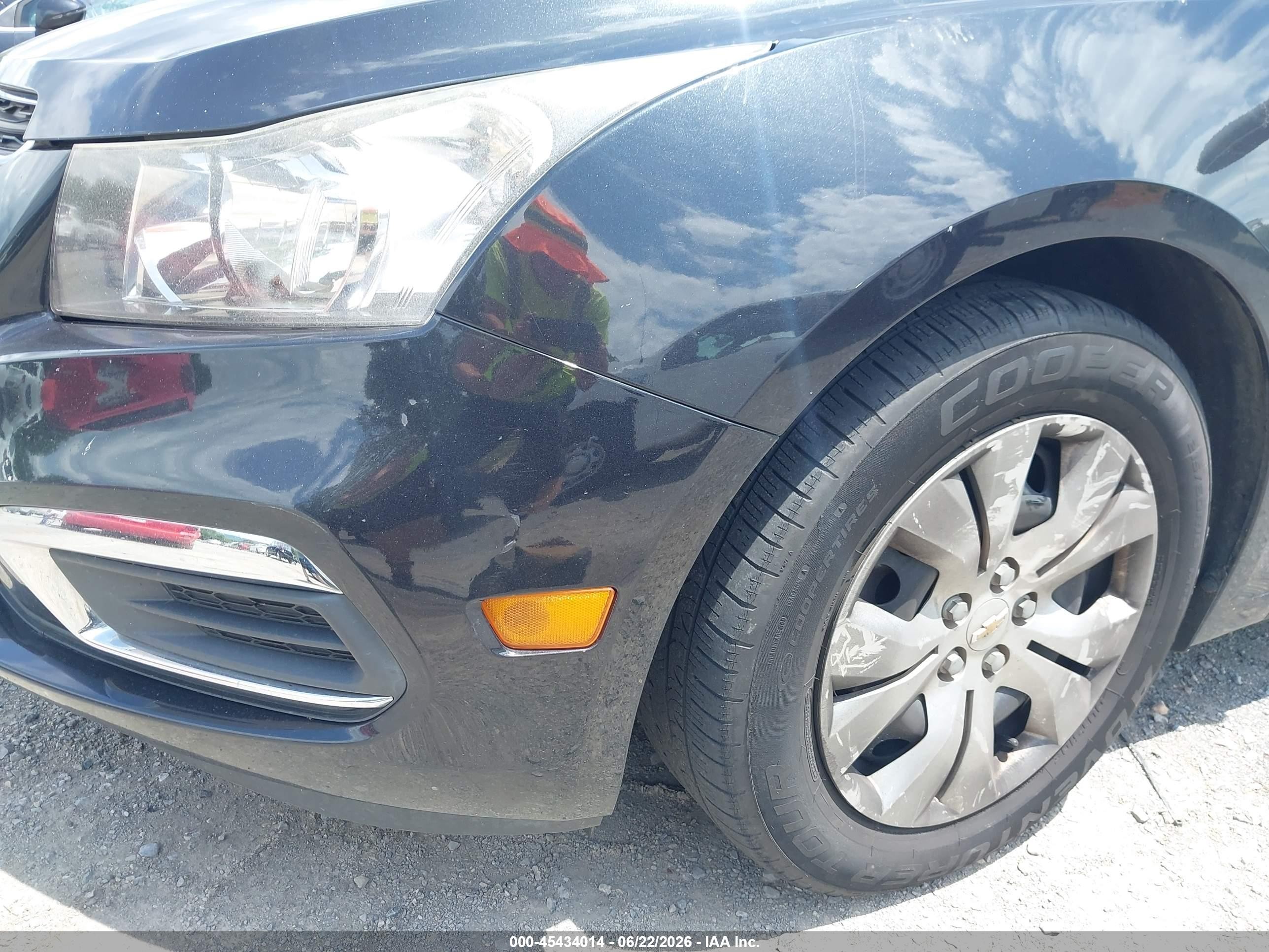 2015 Chevrolet Cruze Ls Auto Серый vin: 1G1PA5SHXF7119680