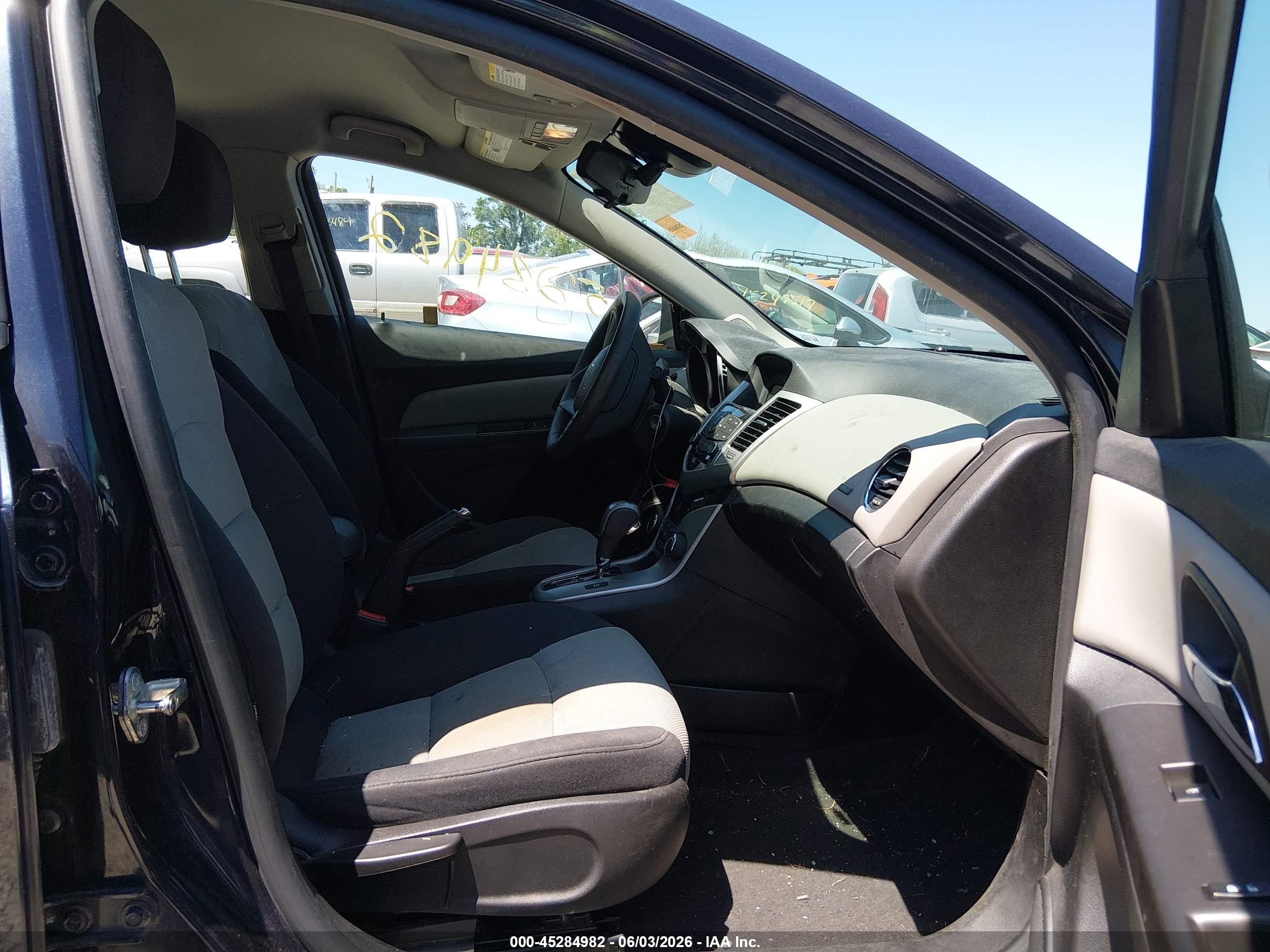 2015 Chevrolet Cruze Ls Auto Black vin: 1G1PA5SHXF7139279