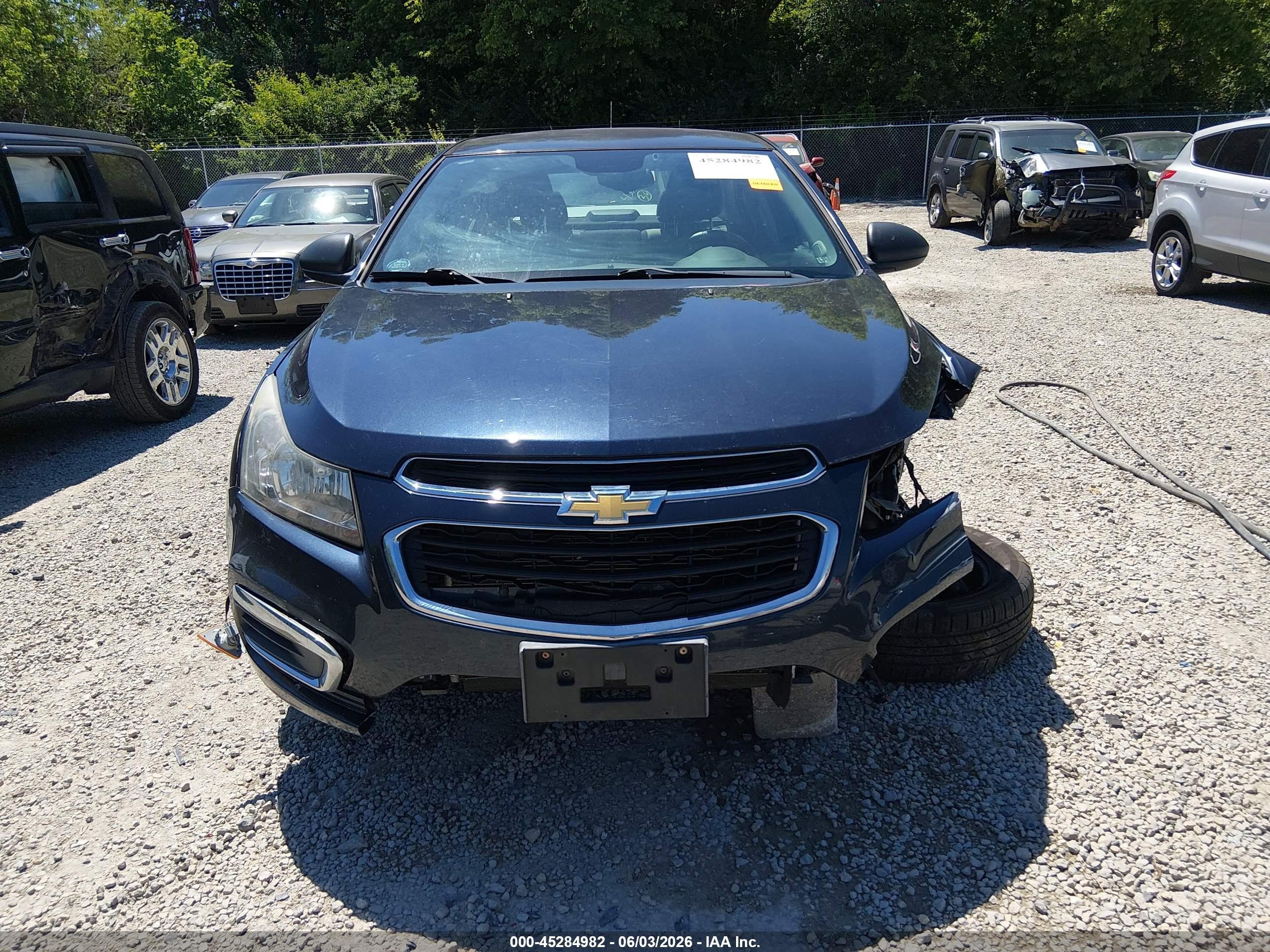 2015 Chevrolet Cruze Ls Auto Black vin: 1G1PA5SHXF7139279
