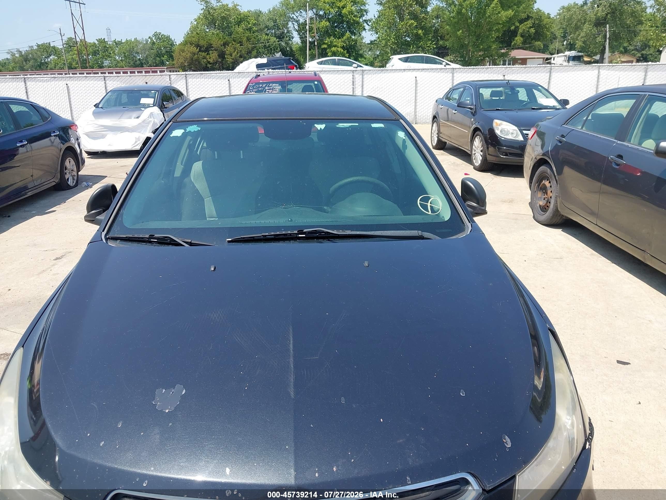 2015 Chevrolet Cruze Ls Auto Black vin: 1G1PA5SHXF7210500