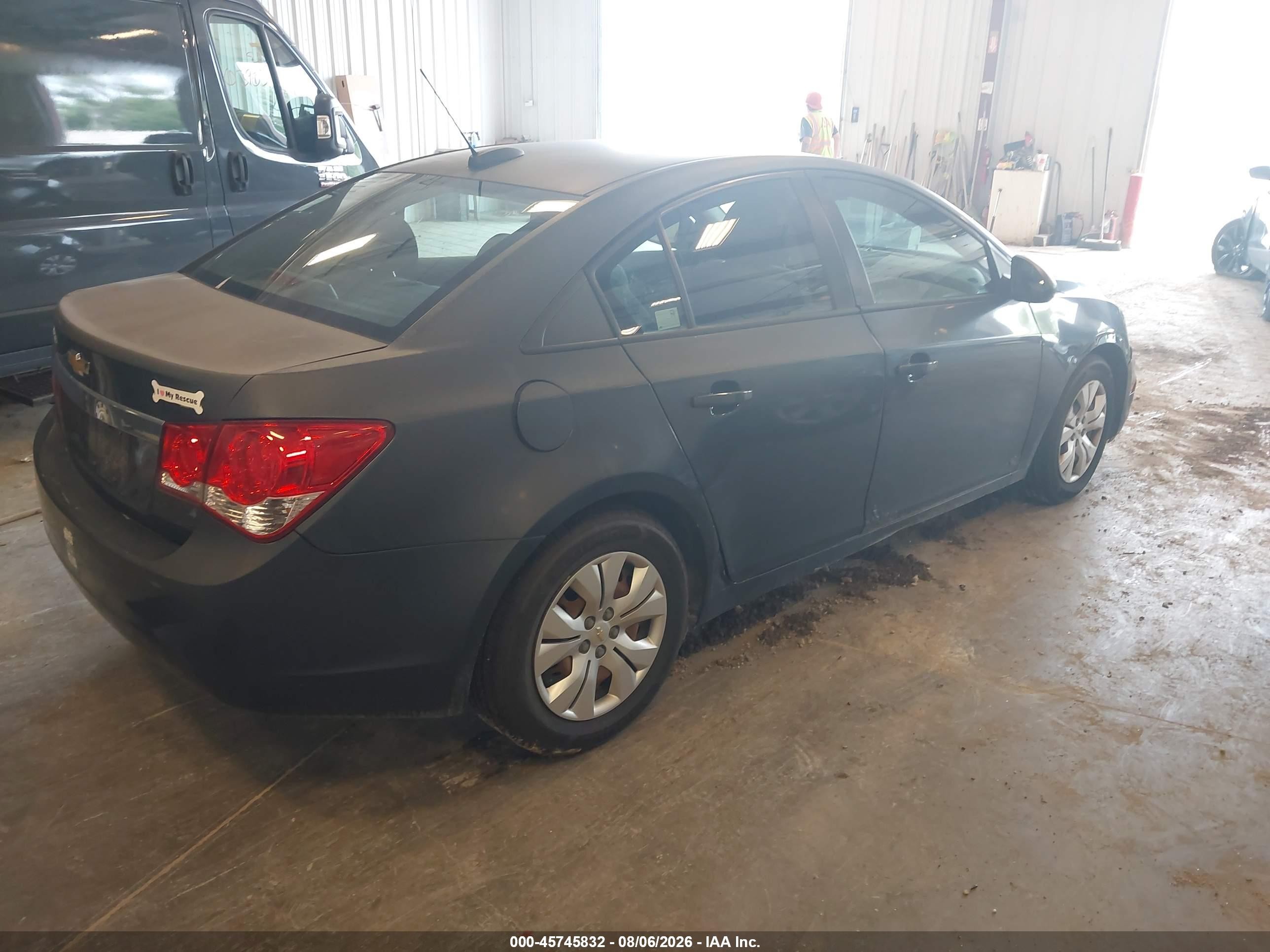 2015 Chevrolet Cruze Ls Auto Blue vin: 1G1PA5SHXF7226275