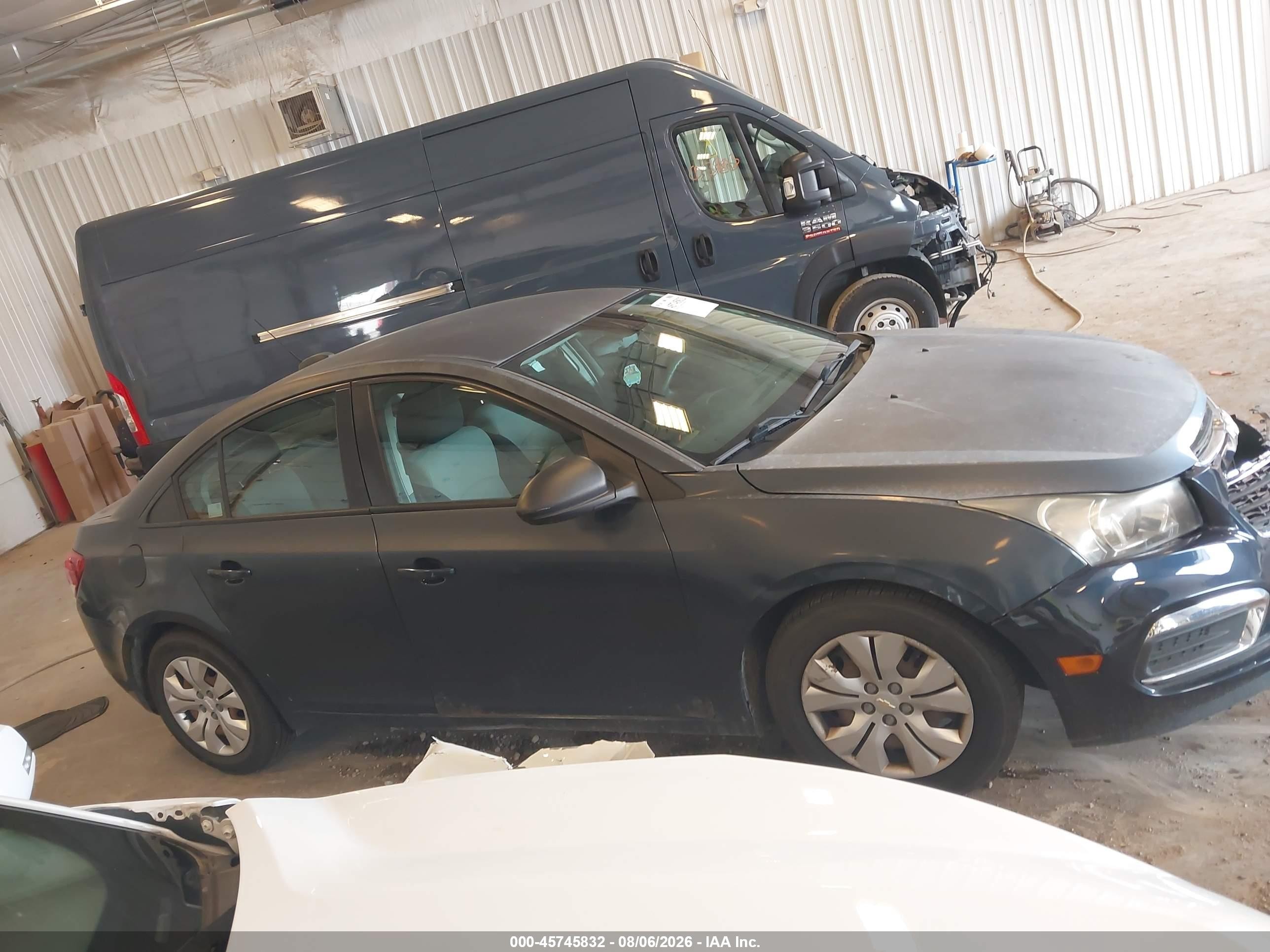 2015 Chevrolet Cruze Ls Auto Blue vin: 1G1PA5SHXF7226275
