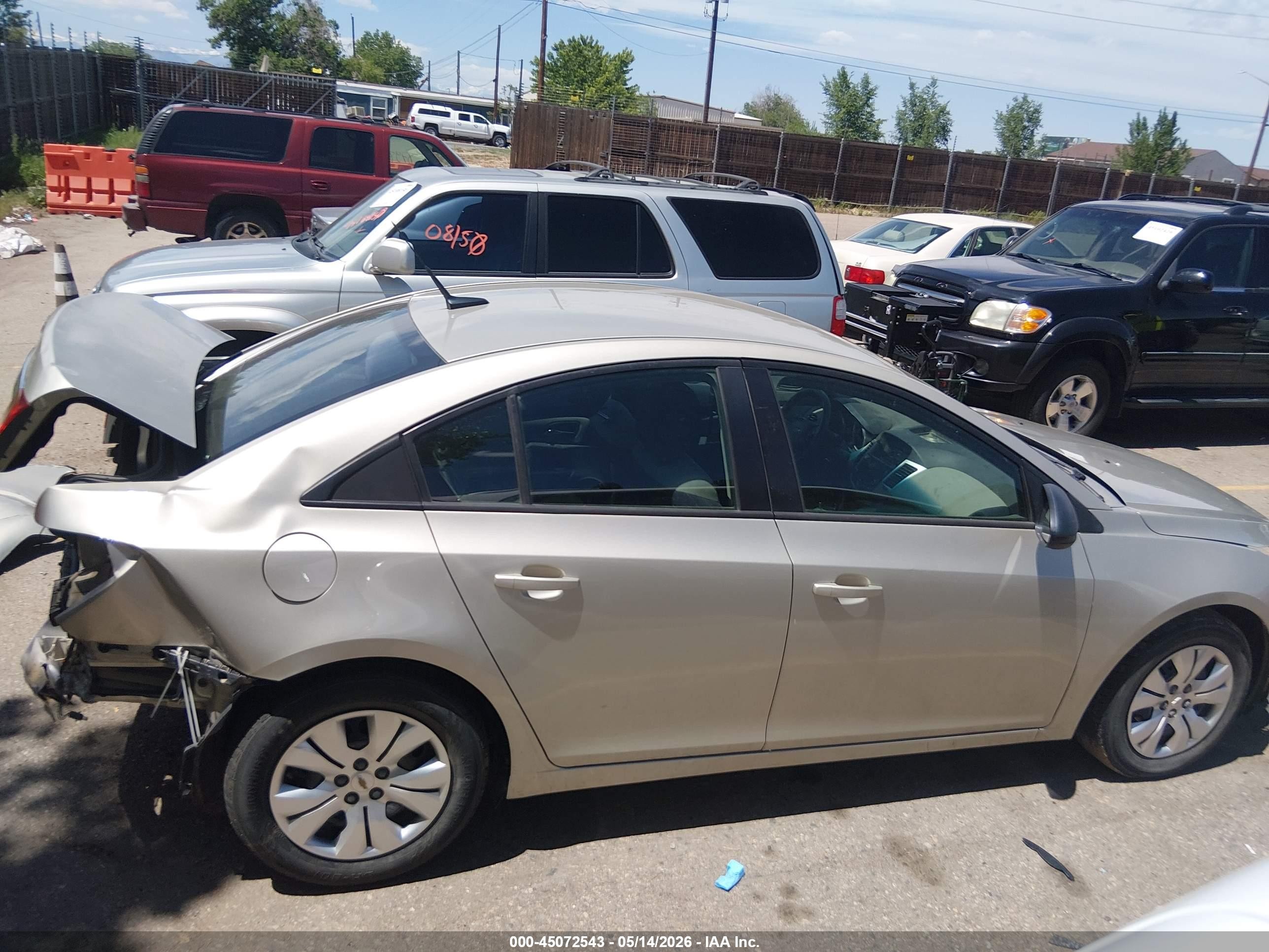2014 Chevrolet Cruze Ls Manual Gold vin: 1G1PB5SGXE7483892