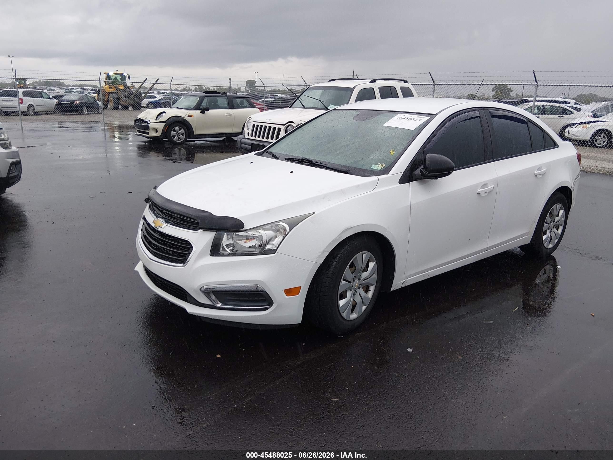 2015 Chevrolet Cruze Ls Manual White vin: 1G1PB5SH0F7232101