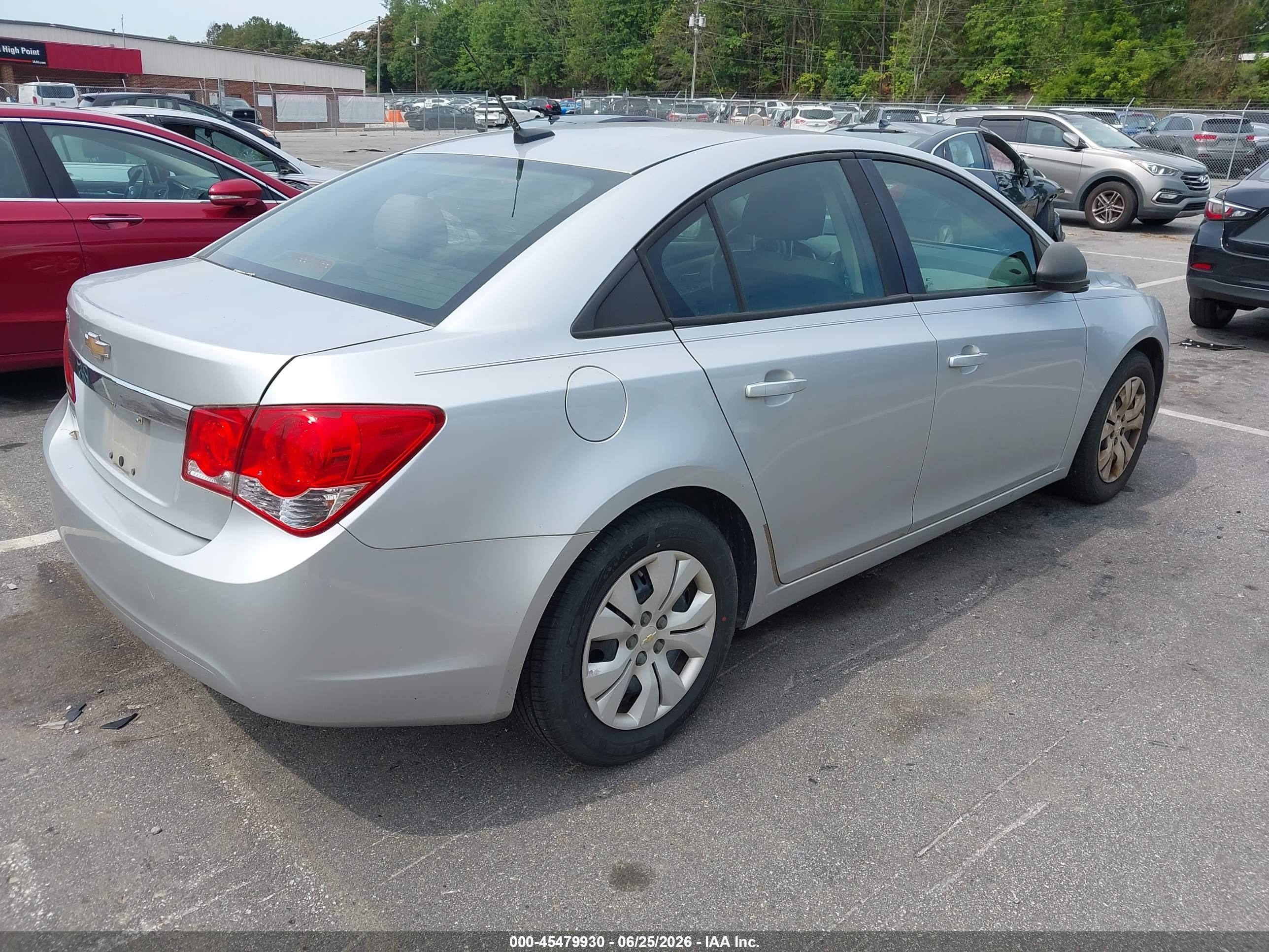 2013 Chevrolet Cruze Ls Manual Серебряный vin: 1G1PB5SH1D7104463
