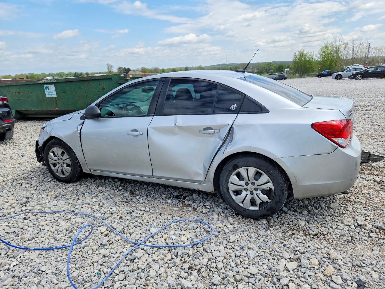 2014 Chevrolet Cruze Ls Silver vin: 1G1PB5SH1E7206329
