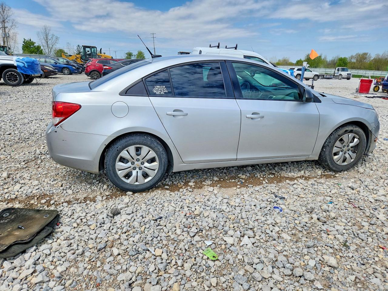 2014 Chevrolet Cruze Ls Silver vin: 1G1PB5SH1E7206329