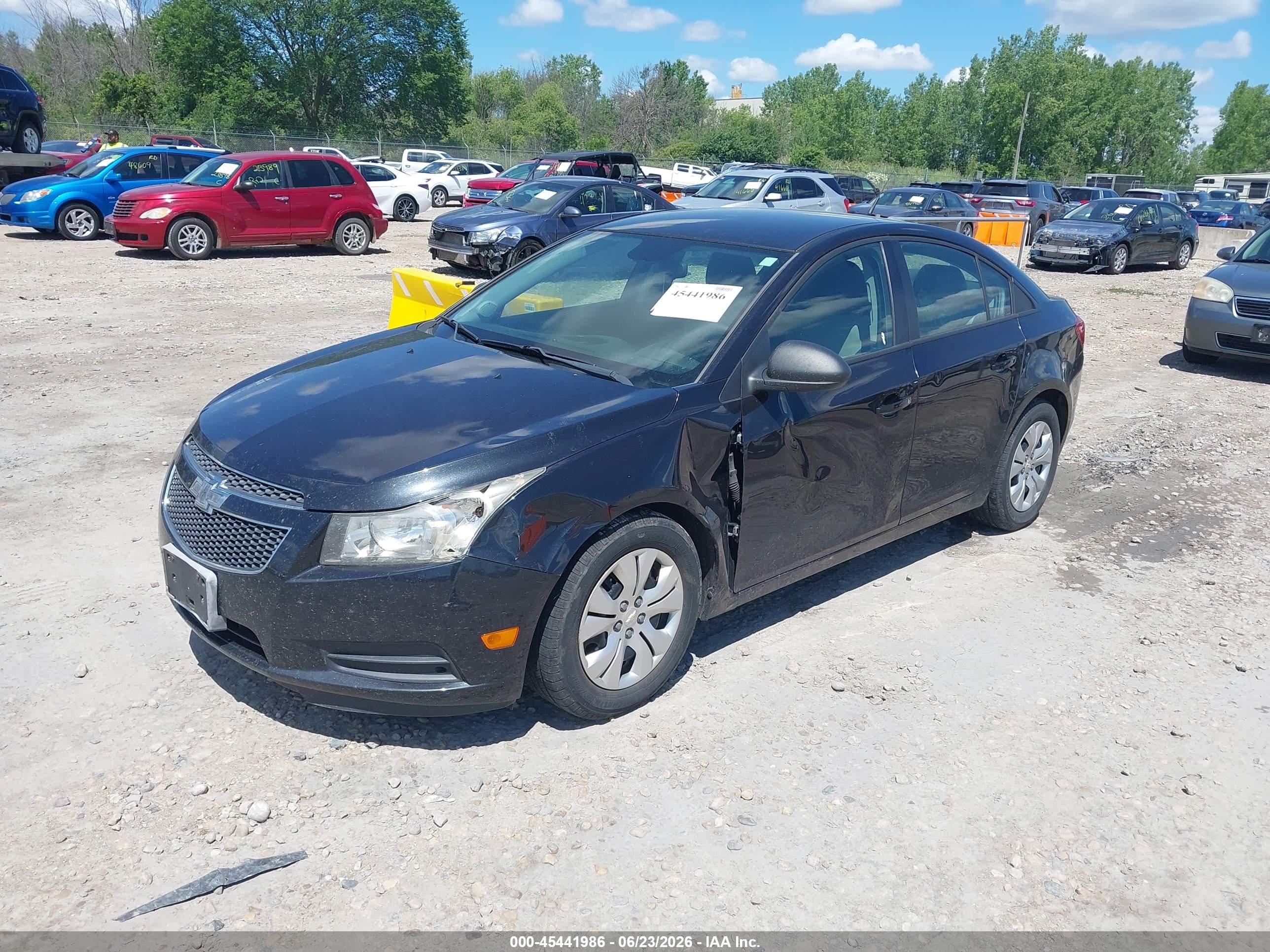2013 Chevrolet Cruze Ls Manual Black vin: 1G1PB5SH2D7212011