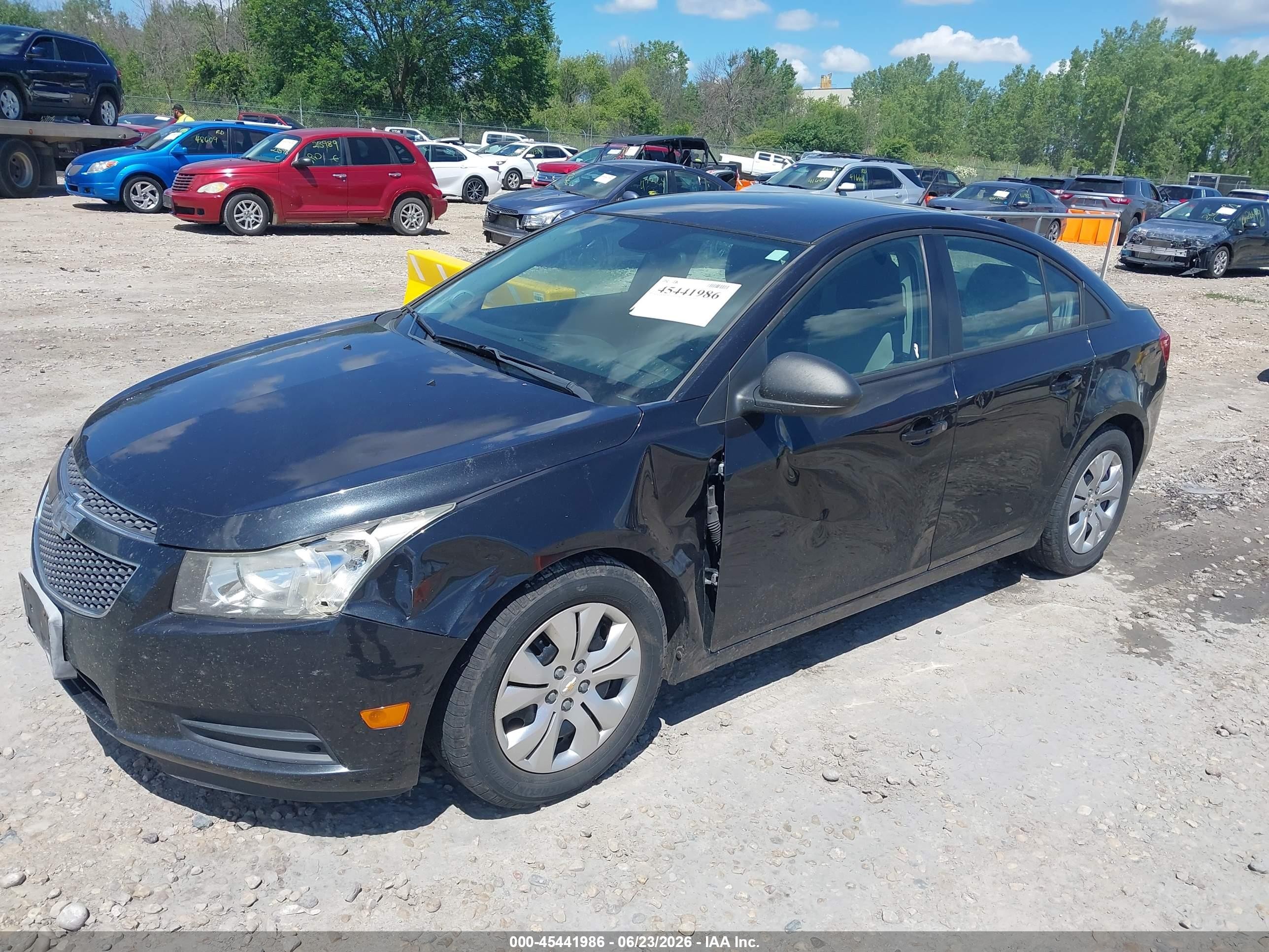 2013 Chevrolet Cruze Ls Manual Black vin: 1G1PB5SH2D7212011