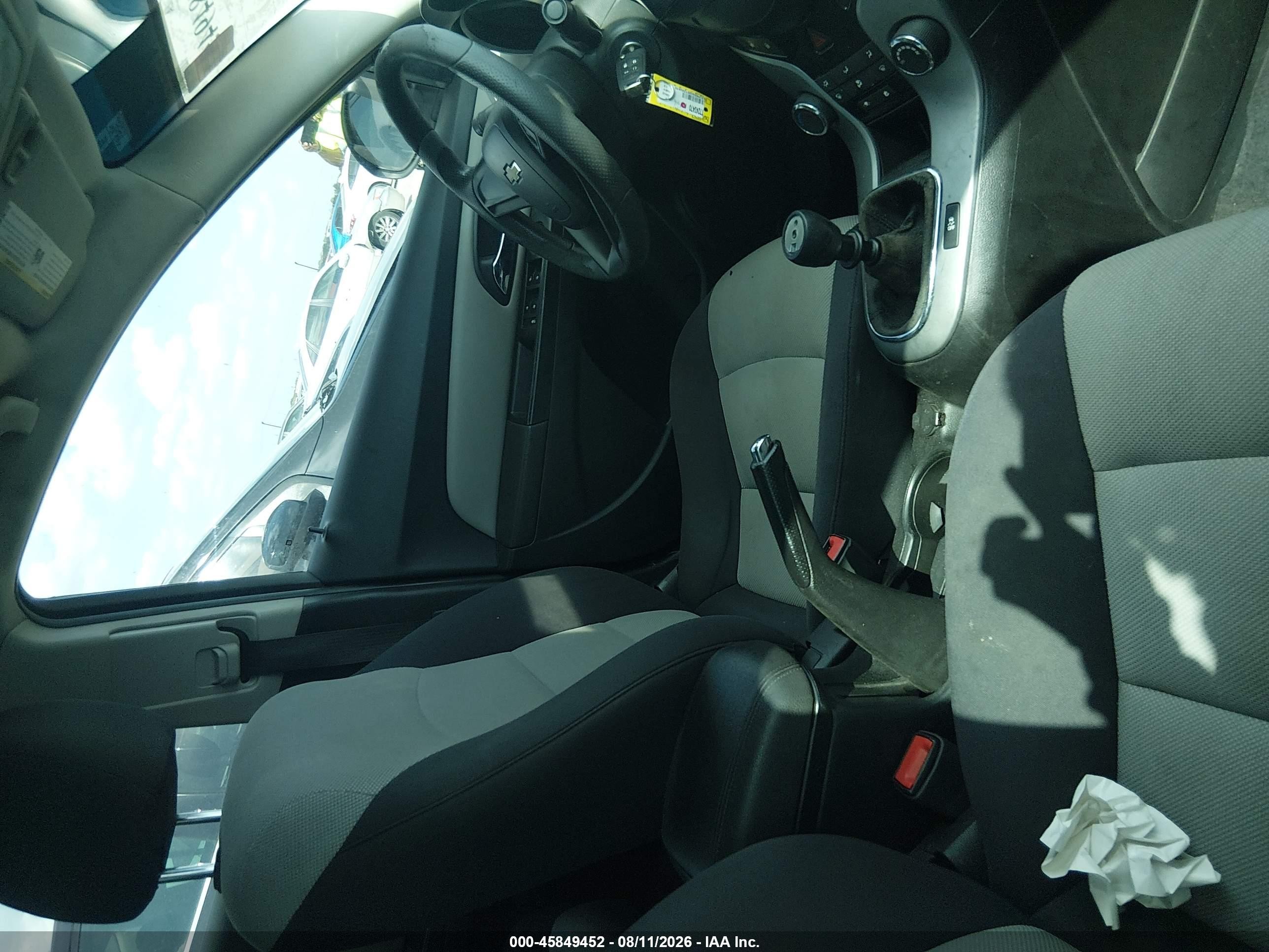 2013 Chevrolet Cruze Ls Manual White vin: 1G1PB5SH2D7243470