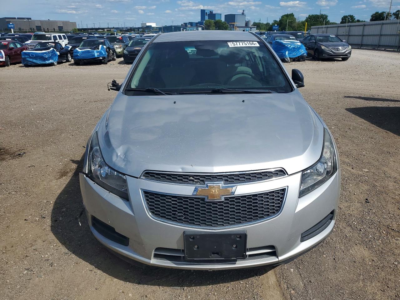 2013 Chevrolet Cruze Ls Серебряный vin: 1G1PB5SH3D7285629