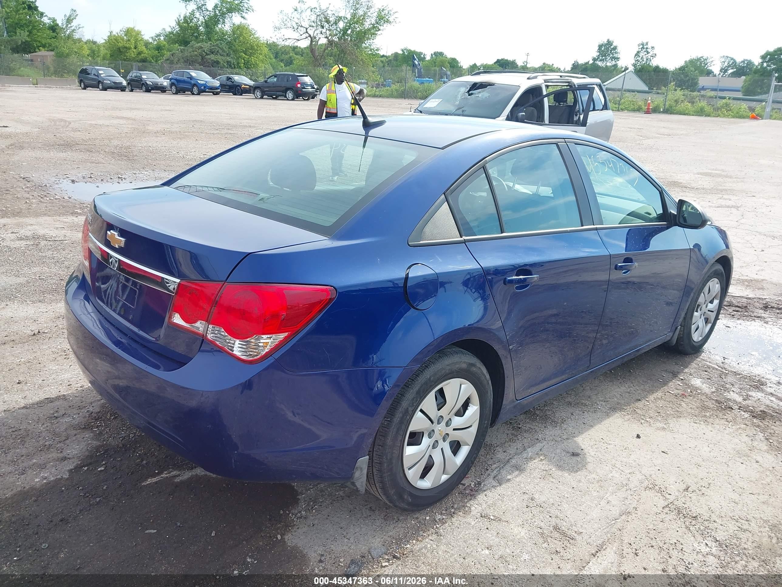 2013 Chevrolet Cruze Ls Manual Blue vin: 1G1PB5SH3D7296078