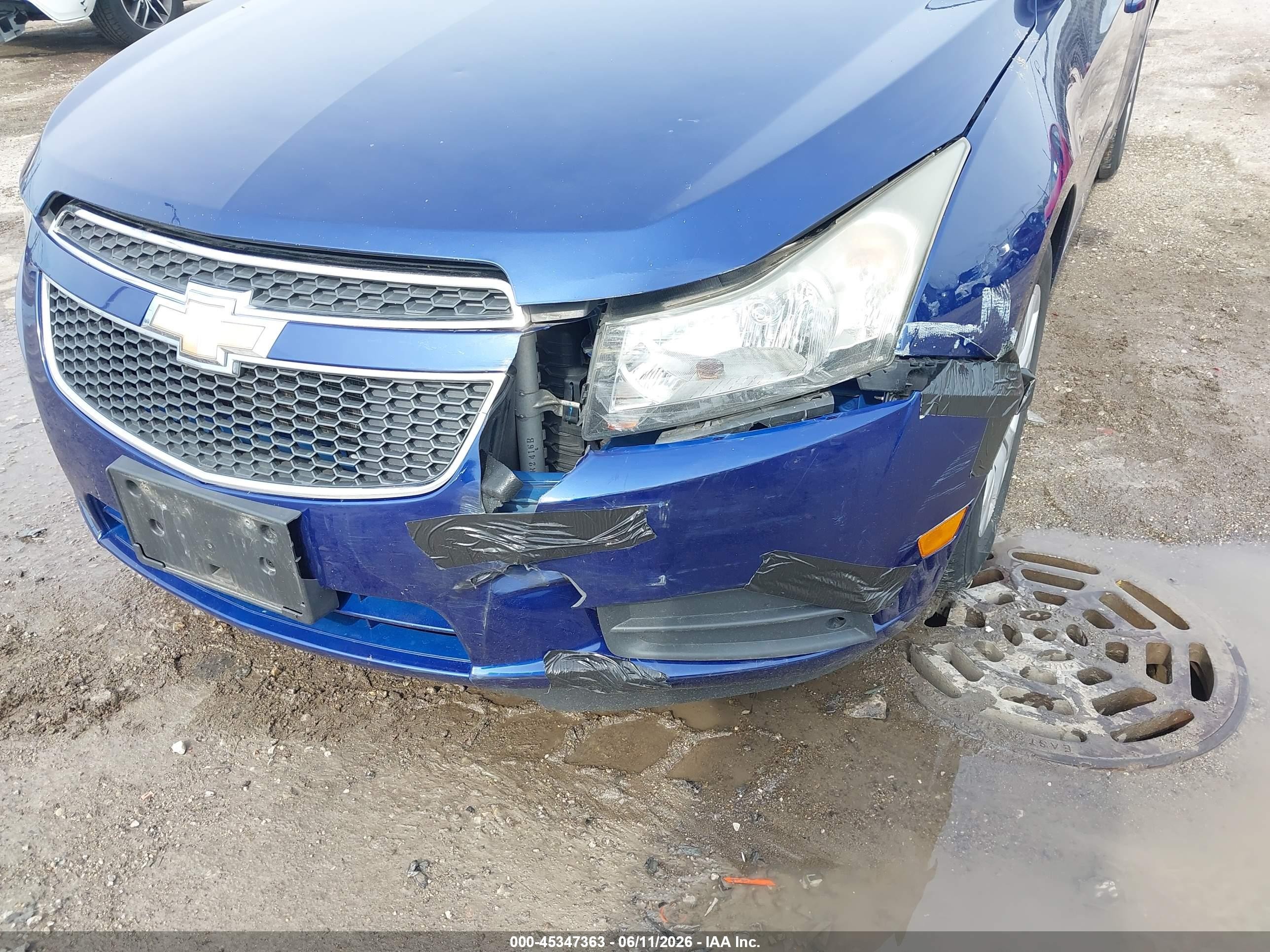 2013 Chevrolet Cruze Ls Manual Blue vin: 1G1PB5SH3D7296078