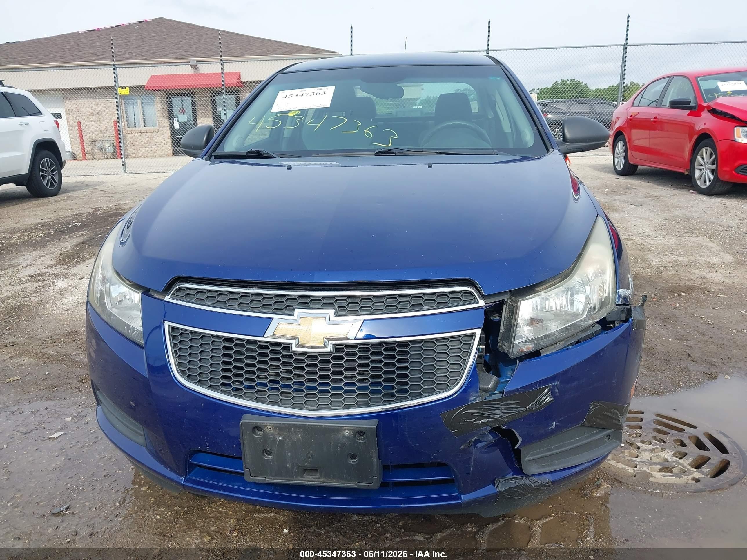 2013 Chevrolet Cruze Ls Manual Blue vin: 1G1PB5SH3D7296078