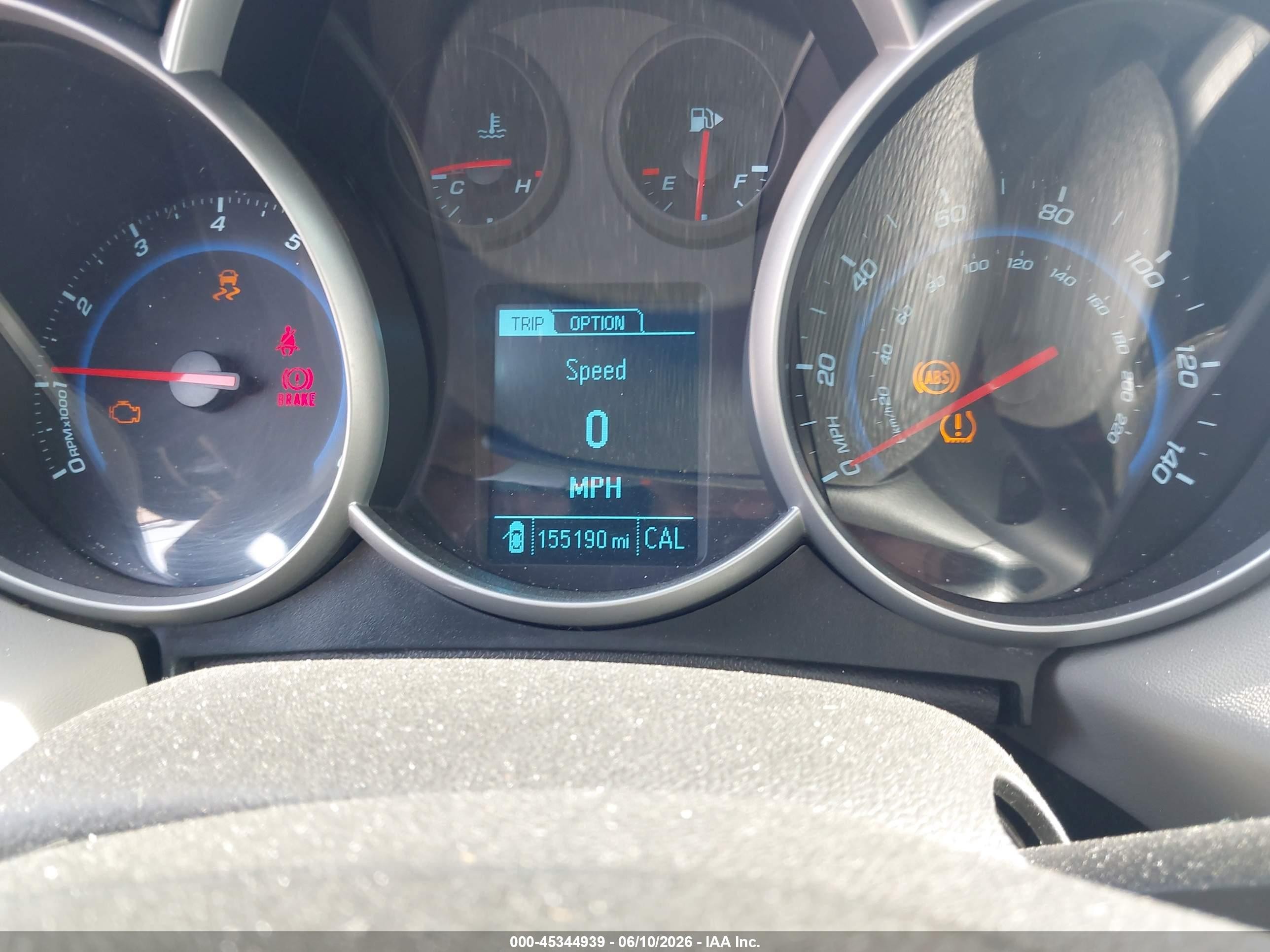 2014 Chevrolet Cruze Ls Manual Green vin: 1G1PB5SH3E7121895