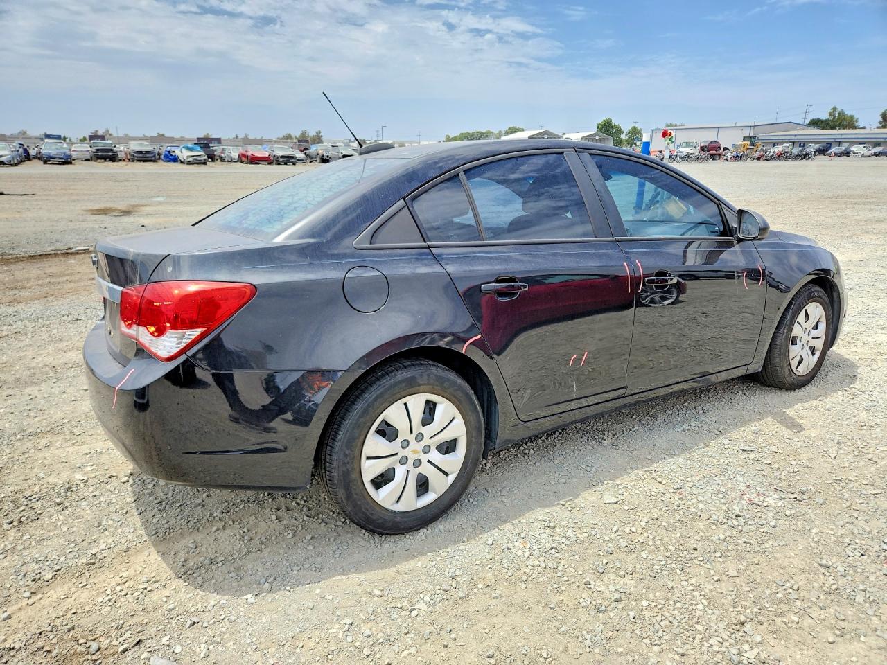 2015 Chevrolet Cruze Ls Black vin: 1G1PB5SH5F7112259
