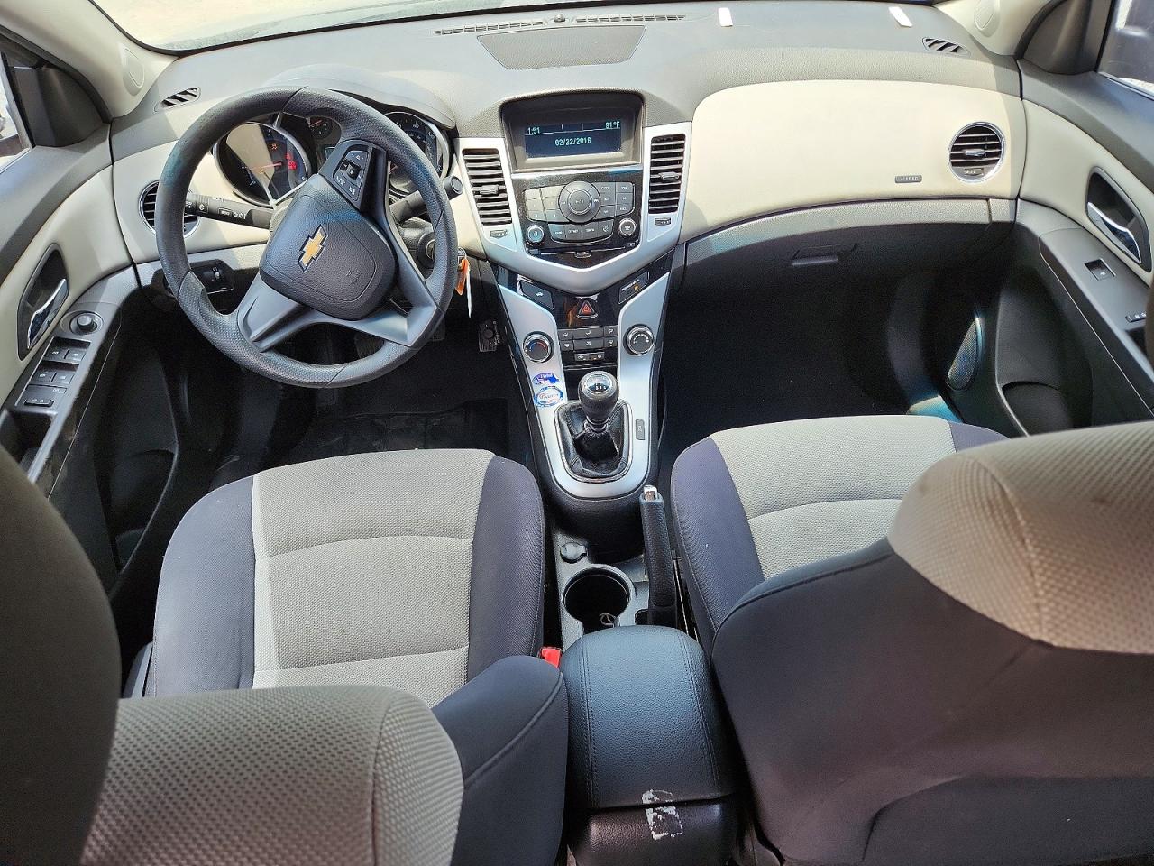 2015 Chevrolet Cruze Ls Black vin: 1G1PB5SH5F7112259