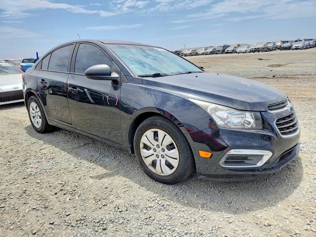 2015 Chevrolet Cruze Ls Black vin: 1G1PB5SH5F7112259