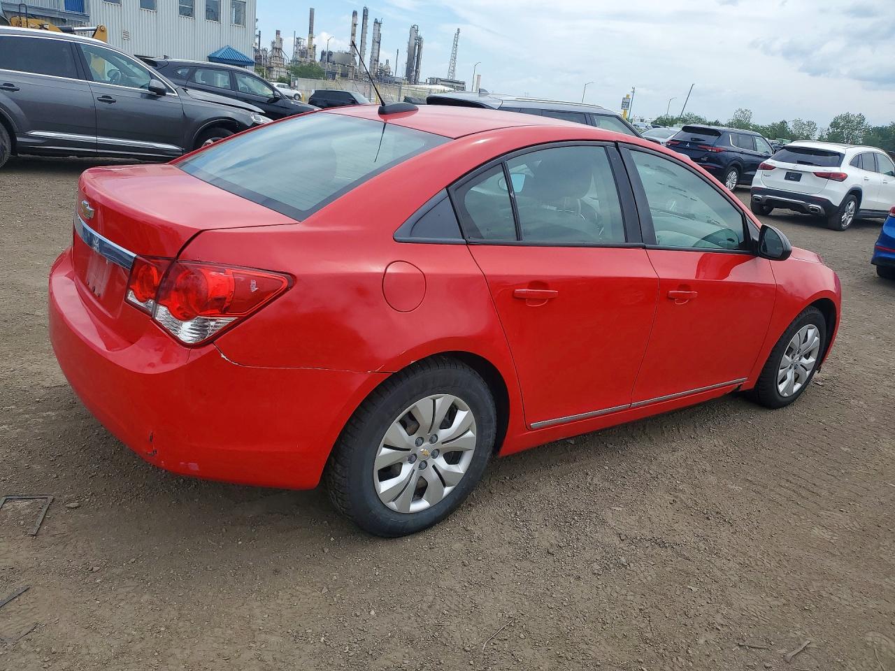 2015 Chevrolet Cruze Ls Red vin: 1G1PB5SH6F7236802