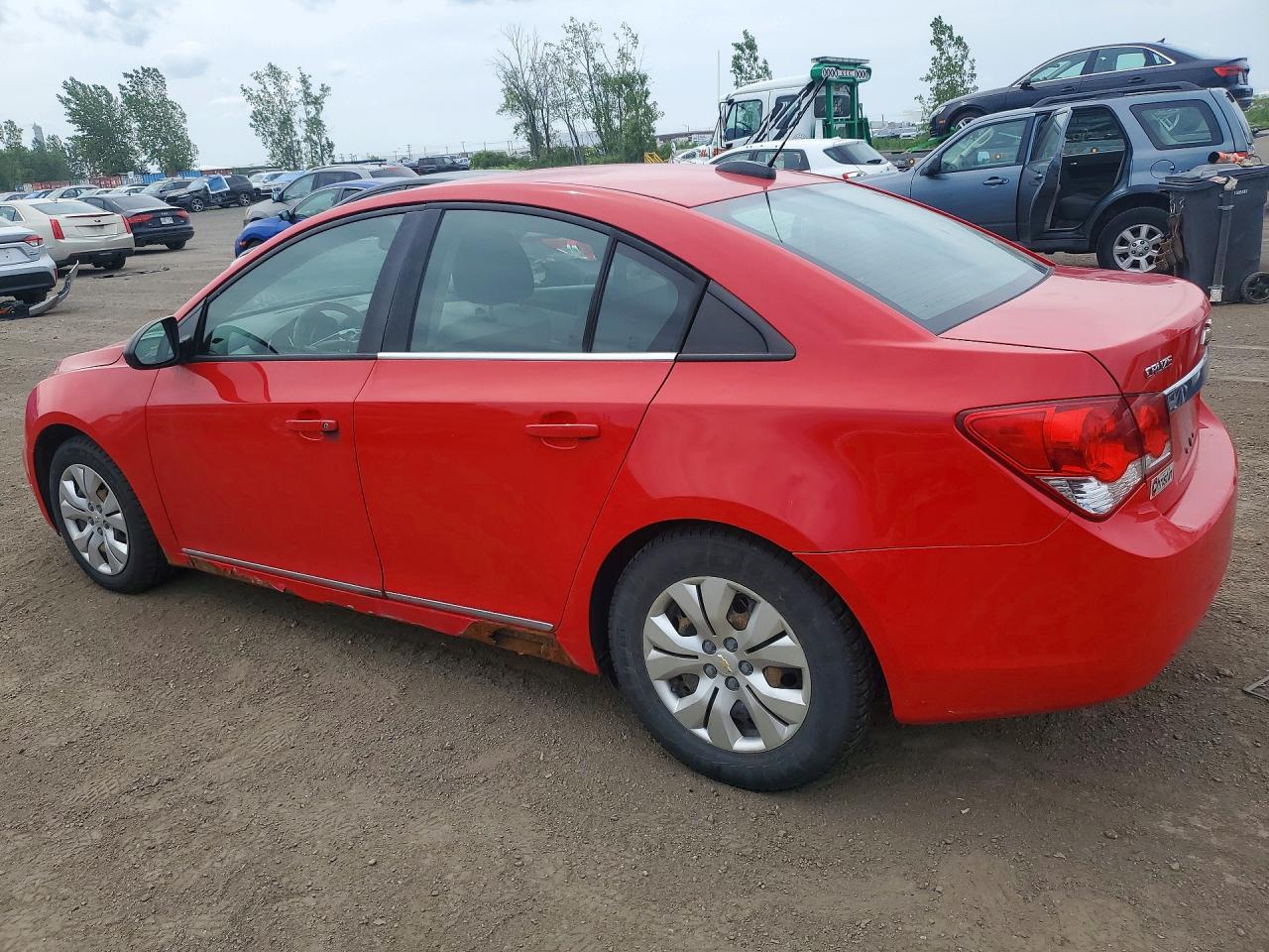 2015 Chevrolet Cruze Ls Red vin: 1G1PB5SH6F7236802