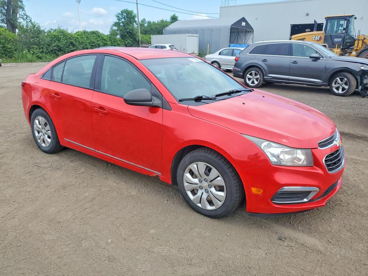 2015 Chevrolet Cruze Ls Red vin: 1G1PB5SH6F7236802